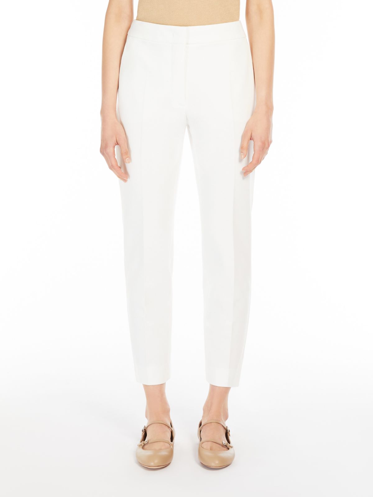 Viscose jersey trousers