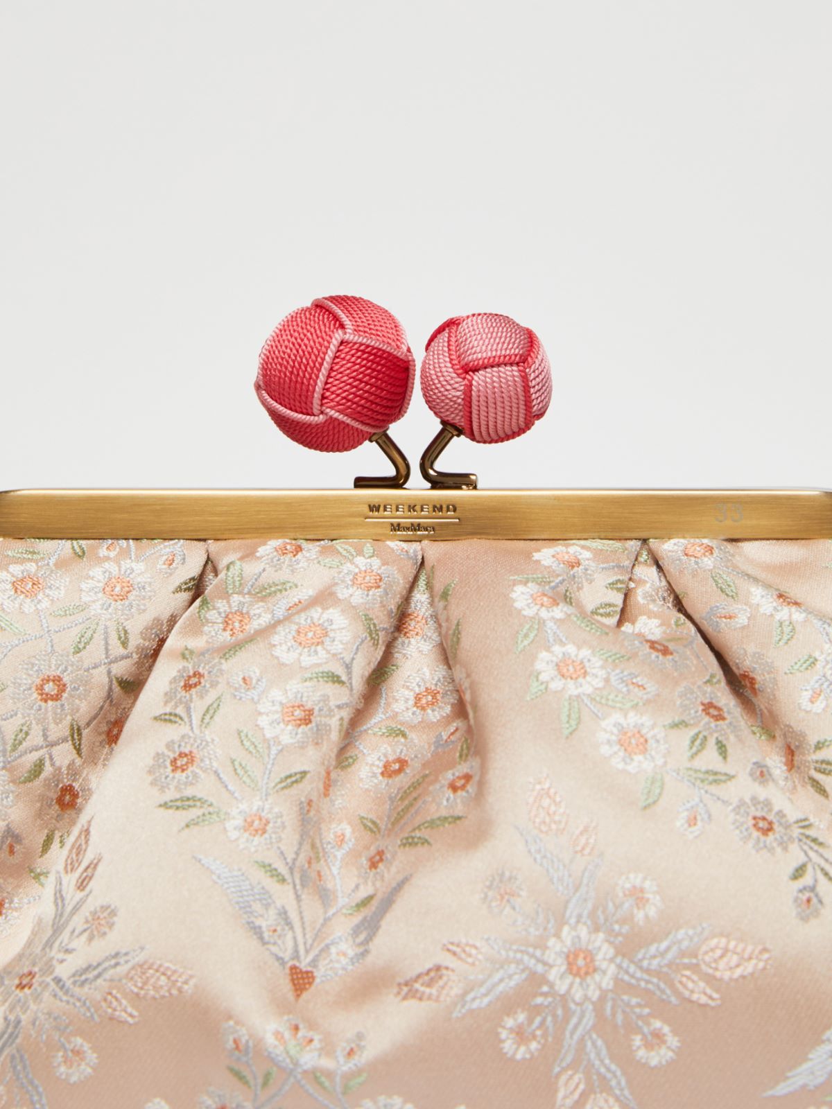 Medium jacquard silk Pasticcino Bag