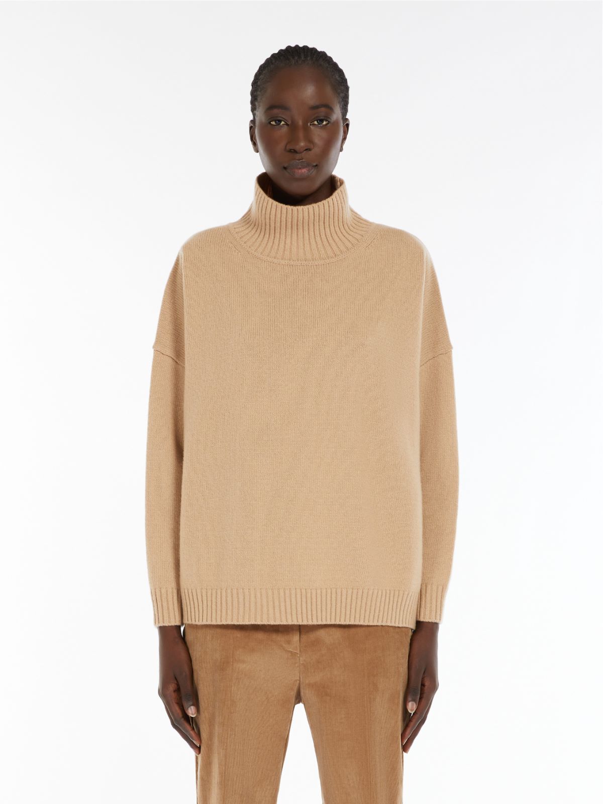 Wool high-neck sweater