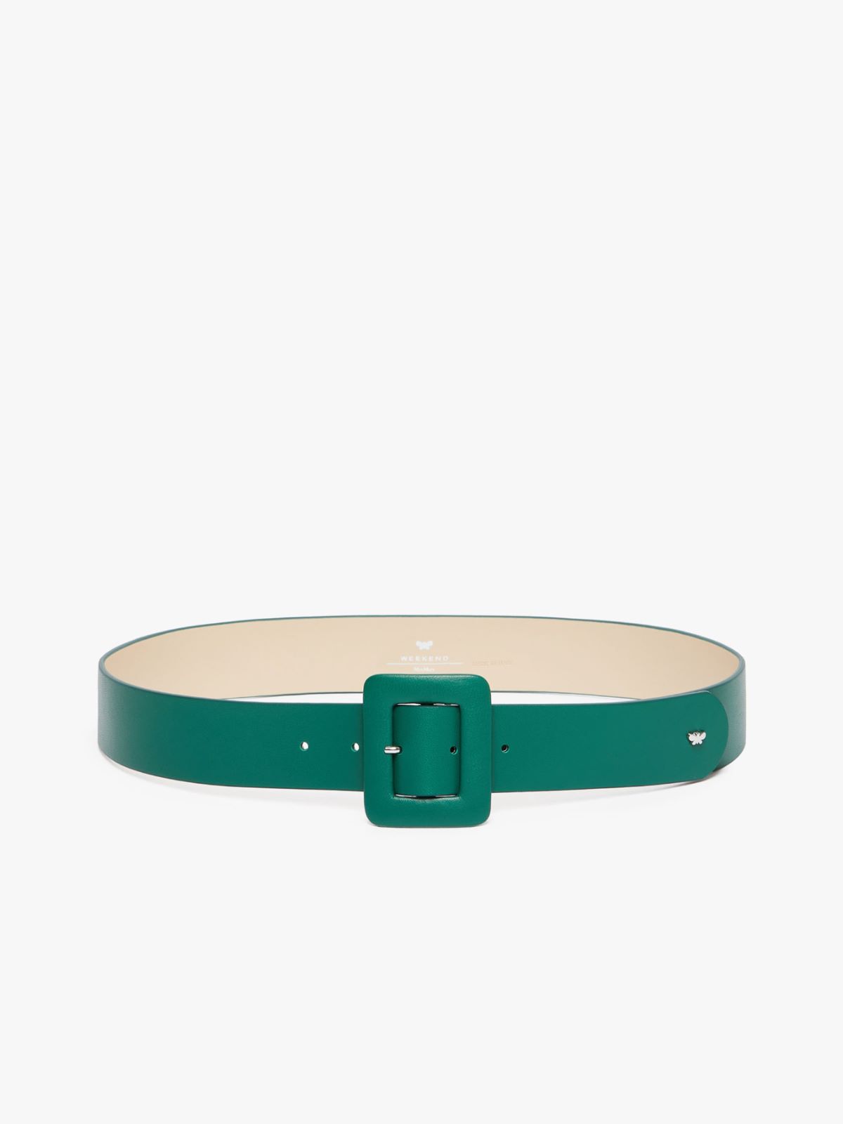 Nappa leather belt