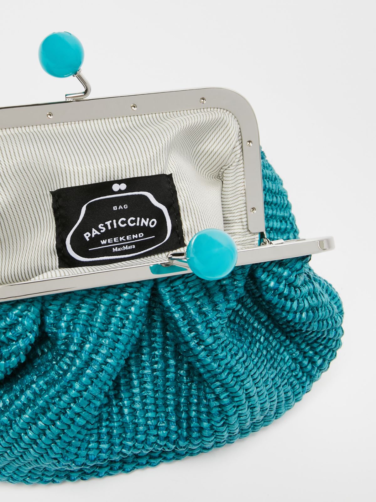 Small raffia-look Pasticcino Bag