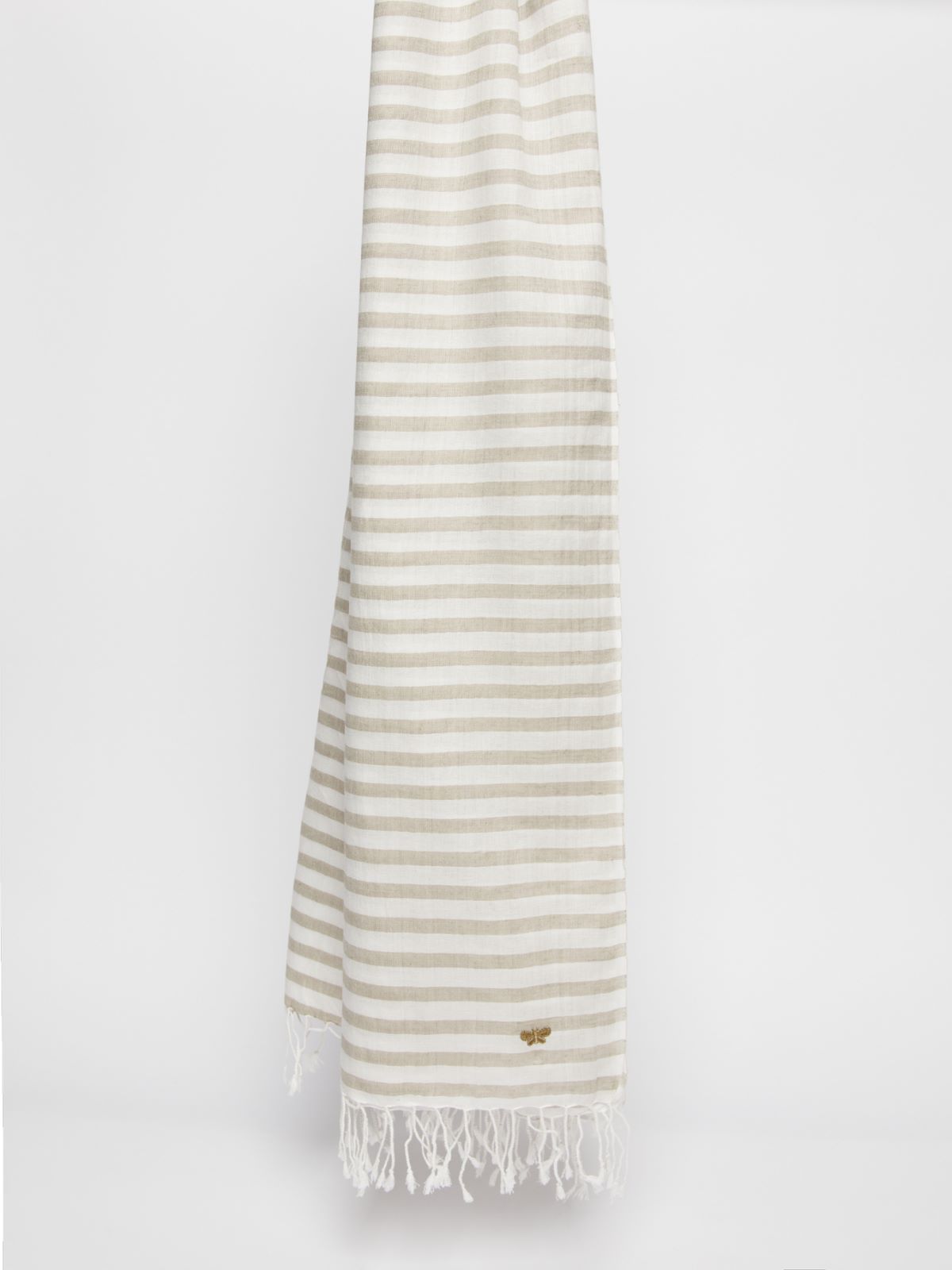 Yarn-dyed cotton stole