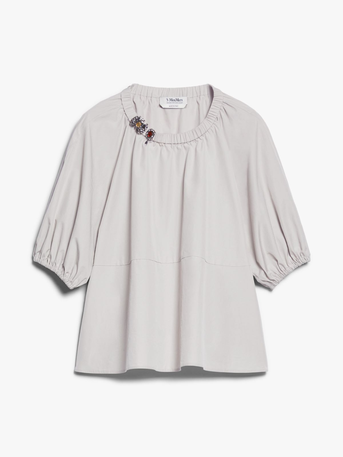 Cotton poplin blouse