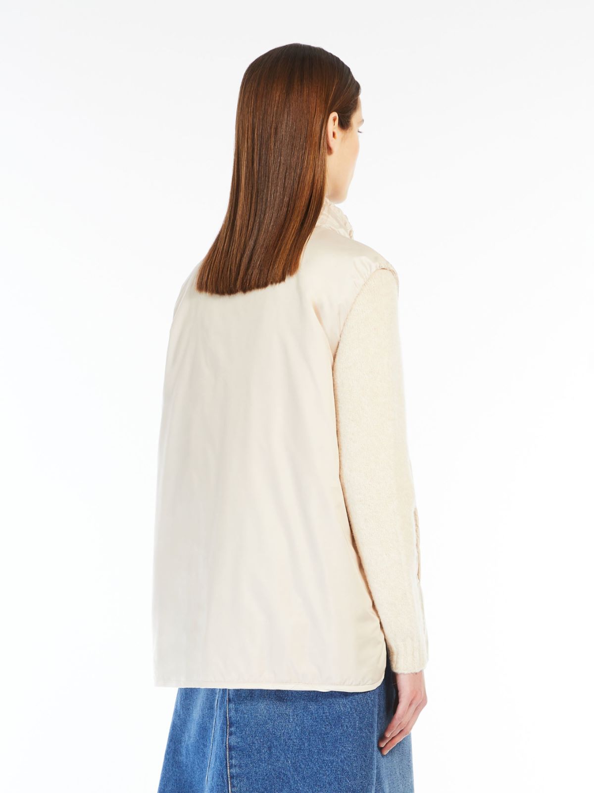 Reversible water-repellent canvas gilet