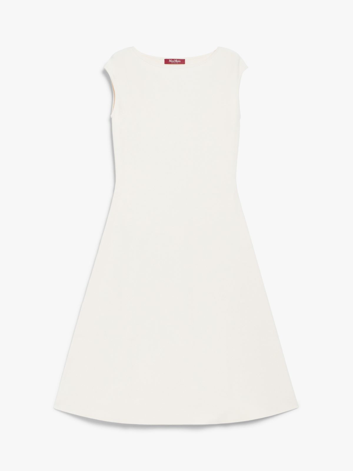 Stretch-viscose flared dress