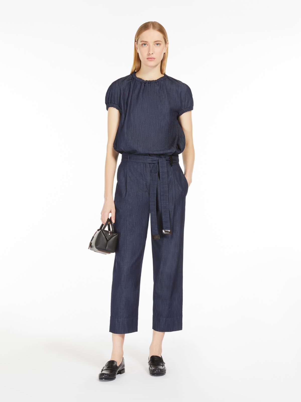 Lightweight denim top