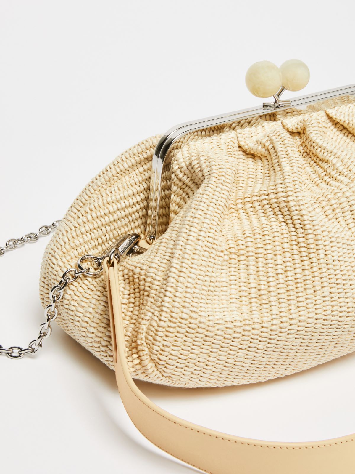 Medium raffia-look Pasticcino Bag