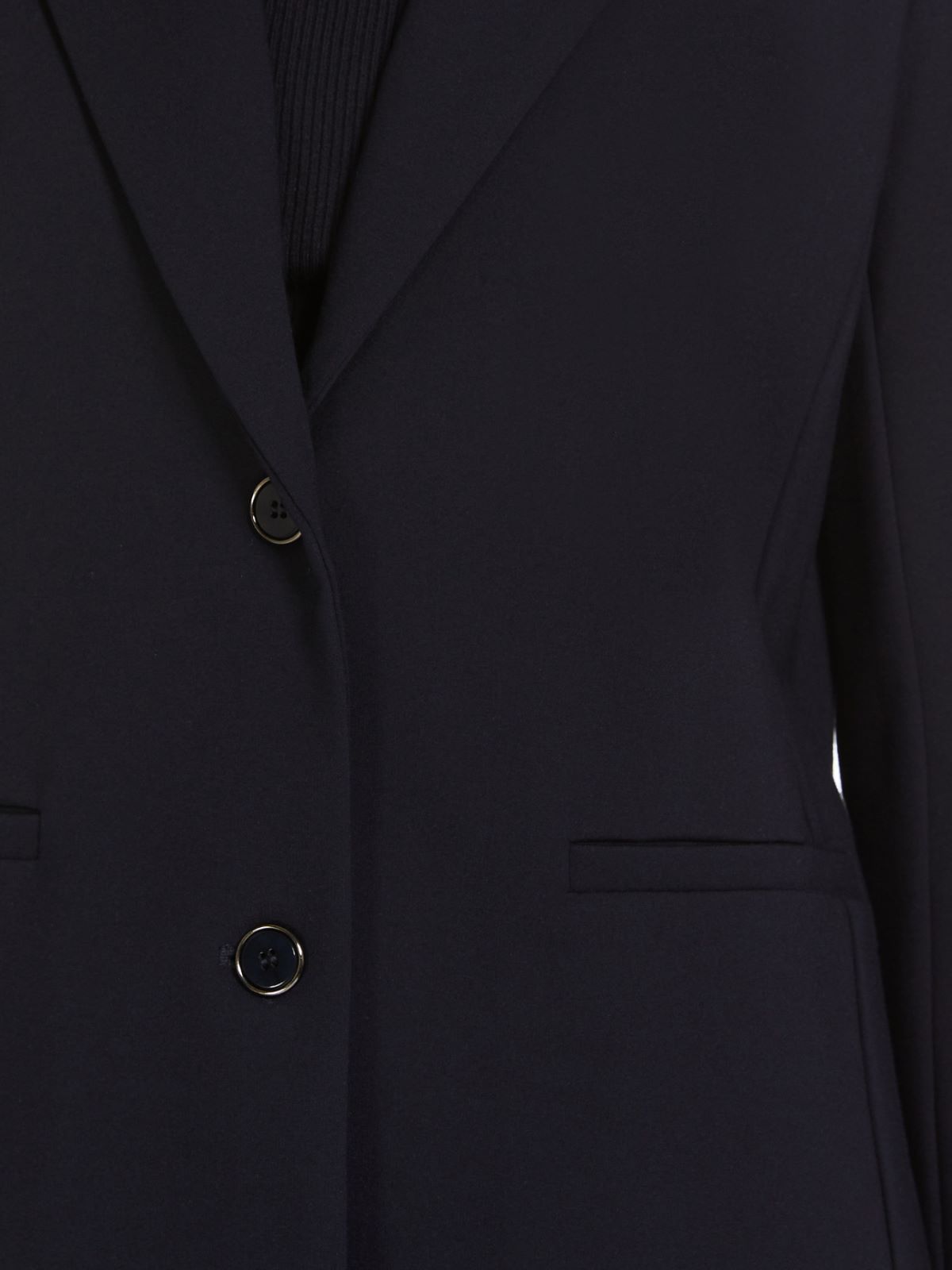 Milan-stitch jersey blazer