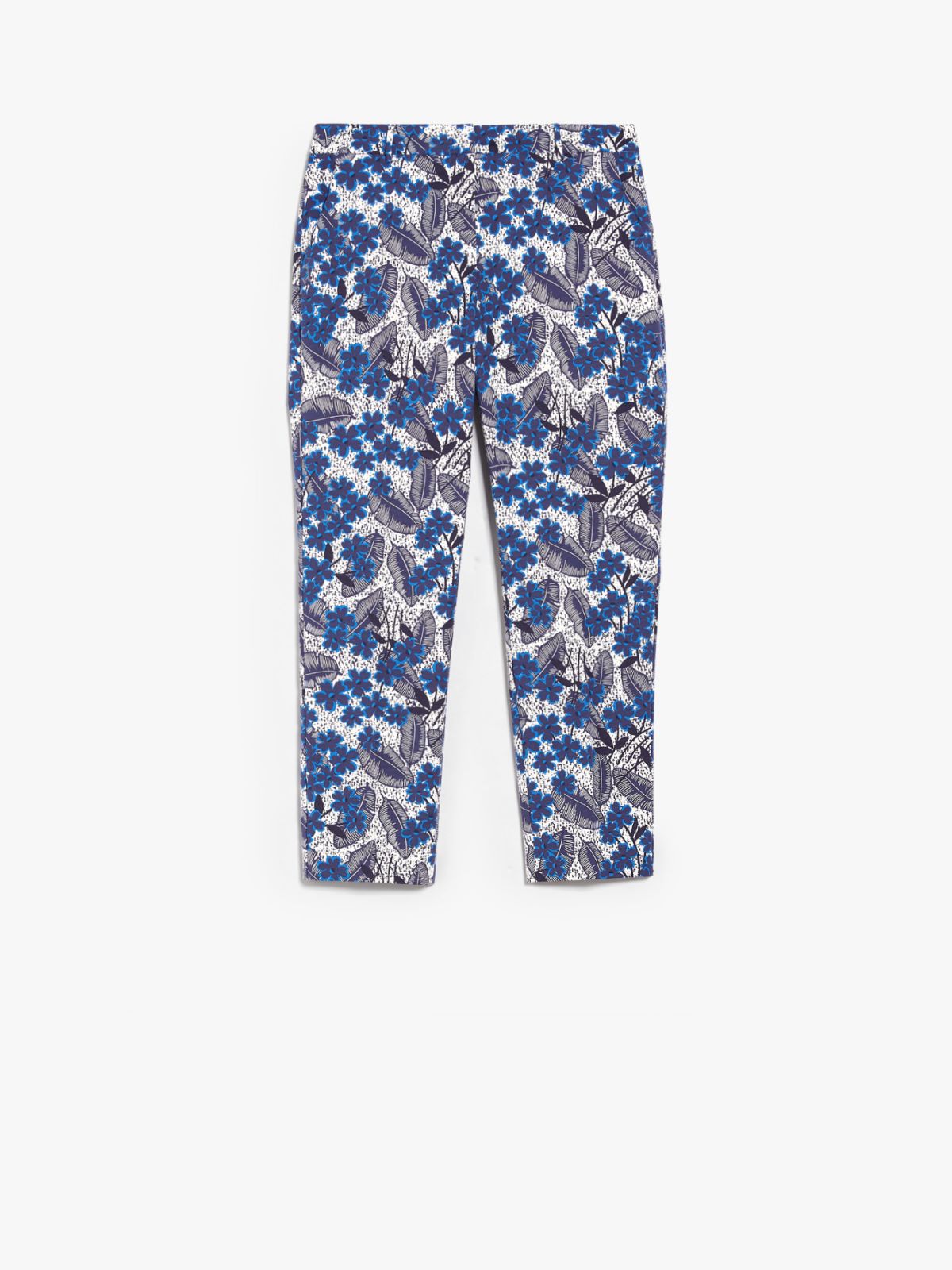 Cotton faille trousers
