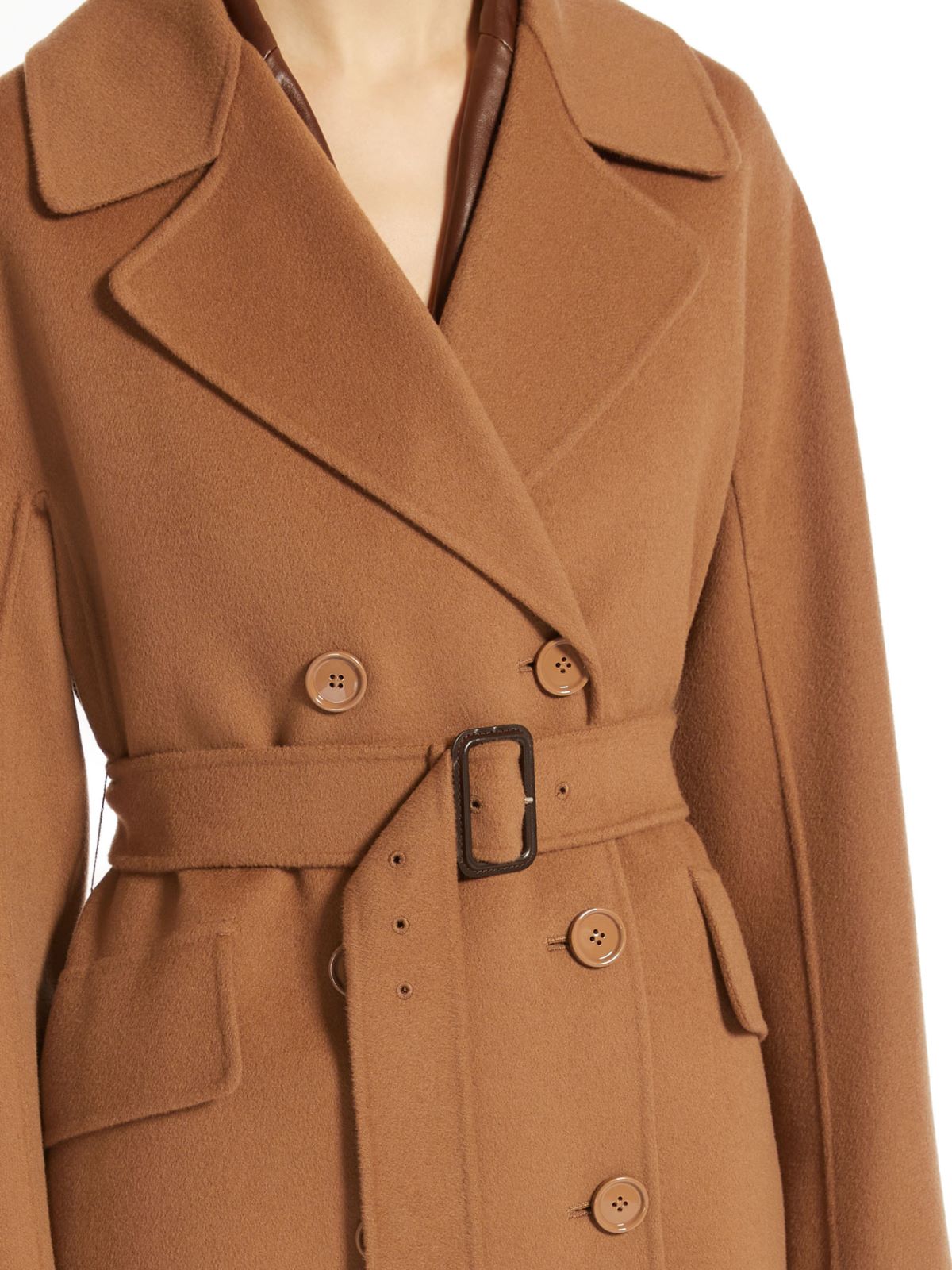 Wool belted coat