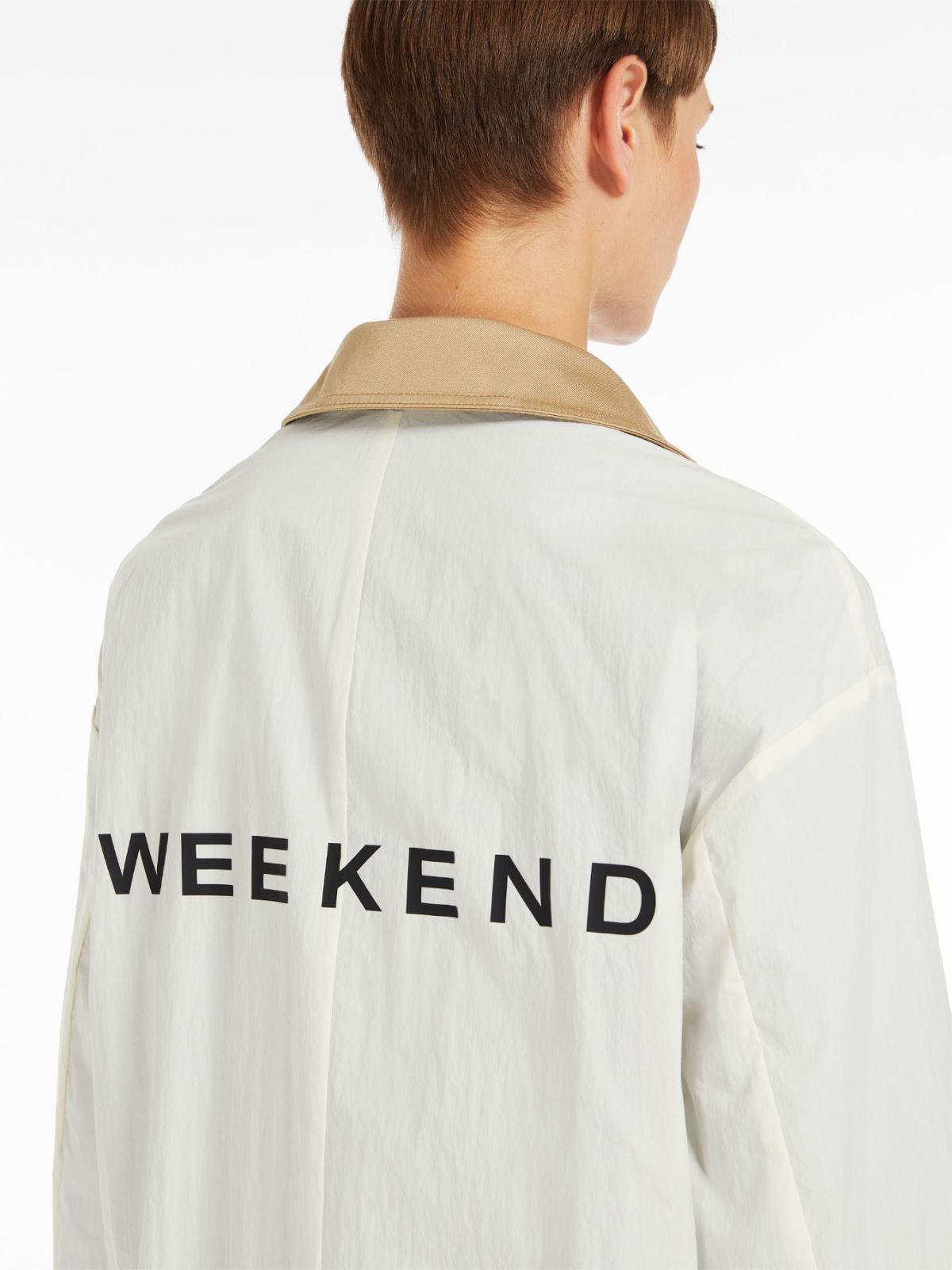 Water-repellent cotton canvas duster coat