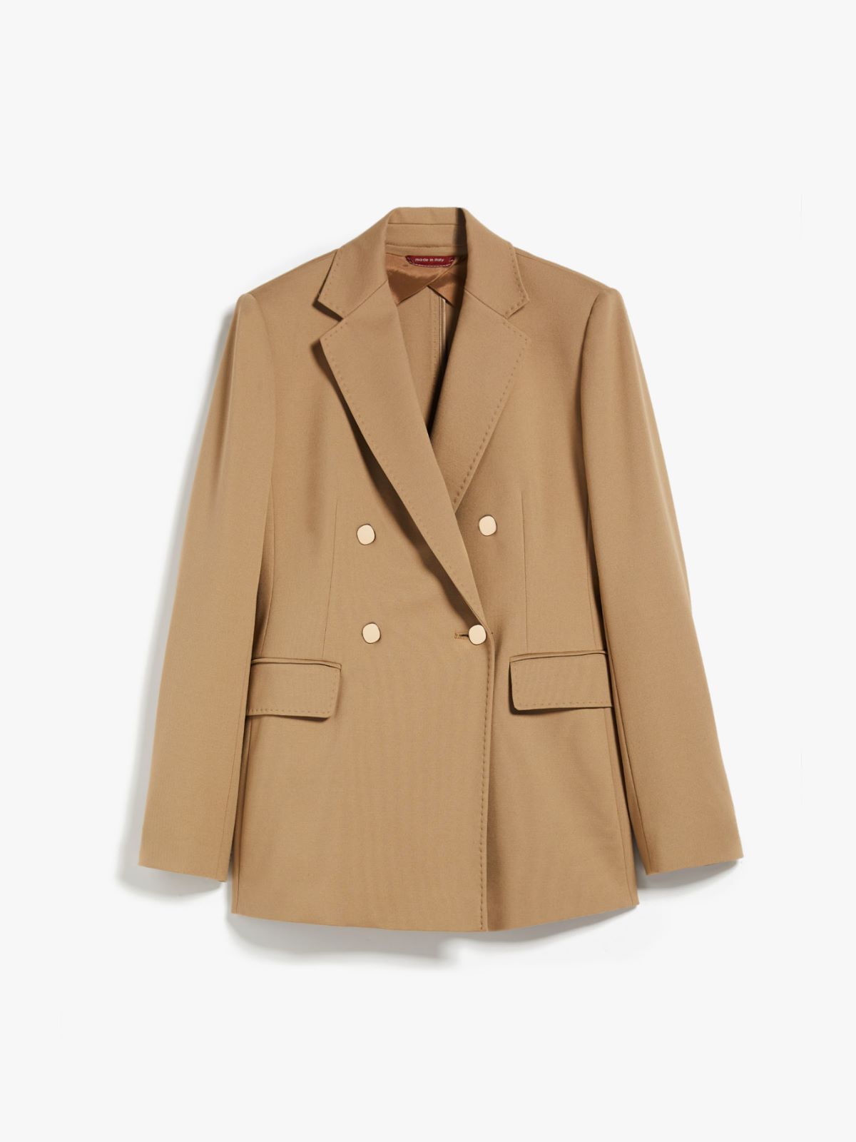 Double-breasted jersey jacket