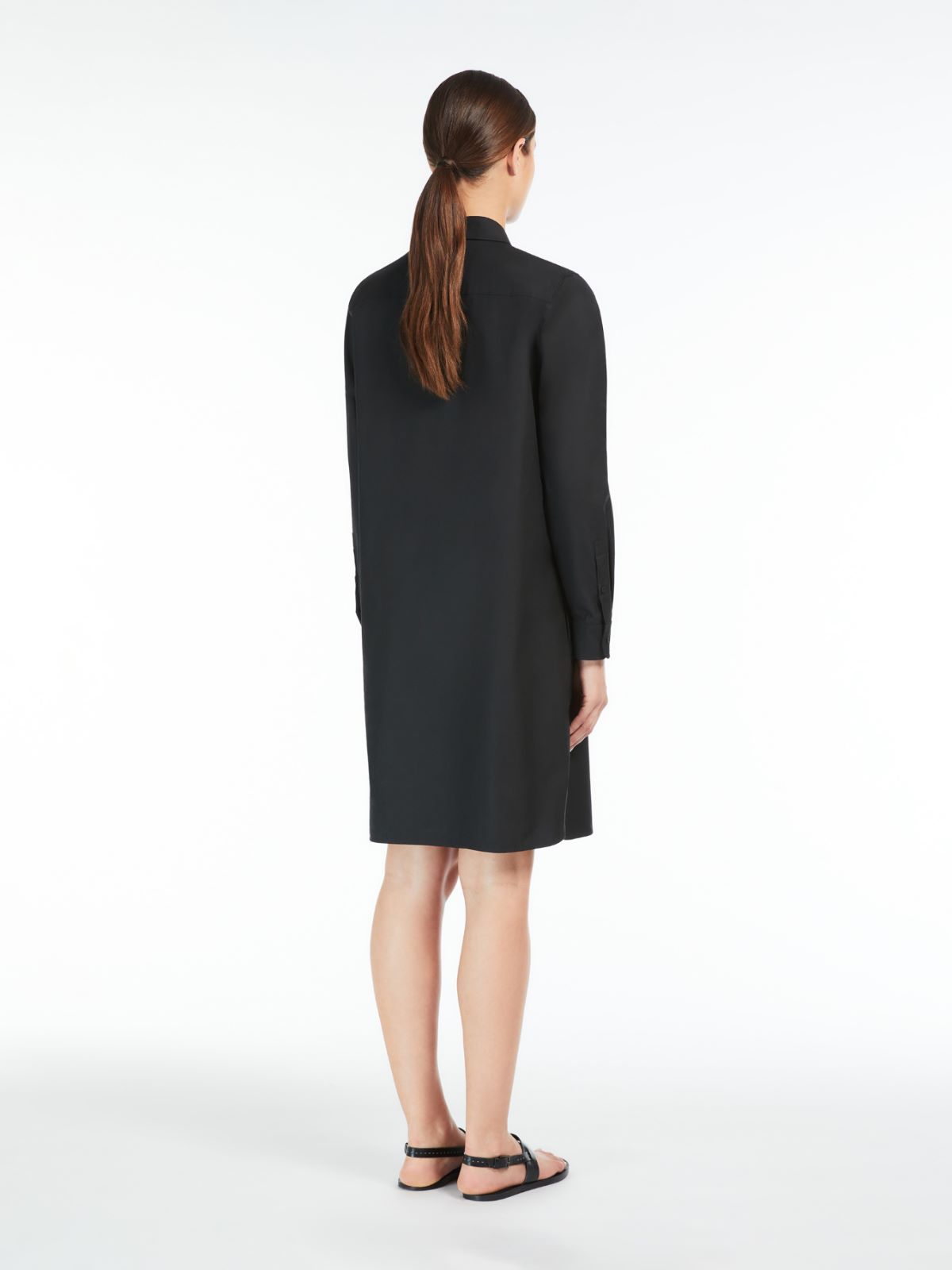 Poplin shirt dress