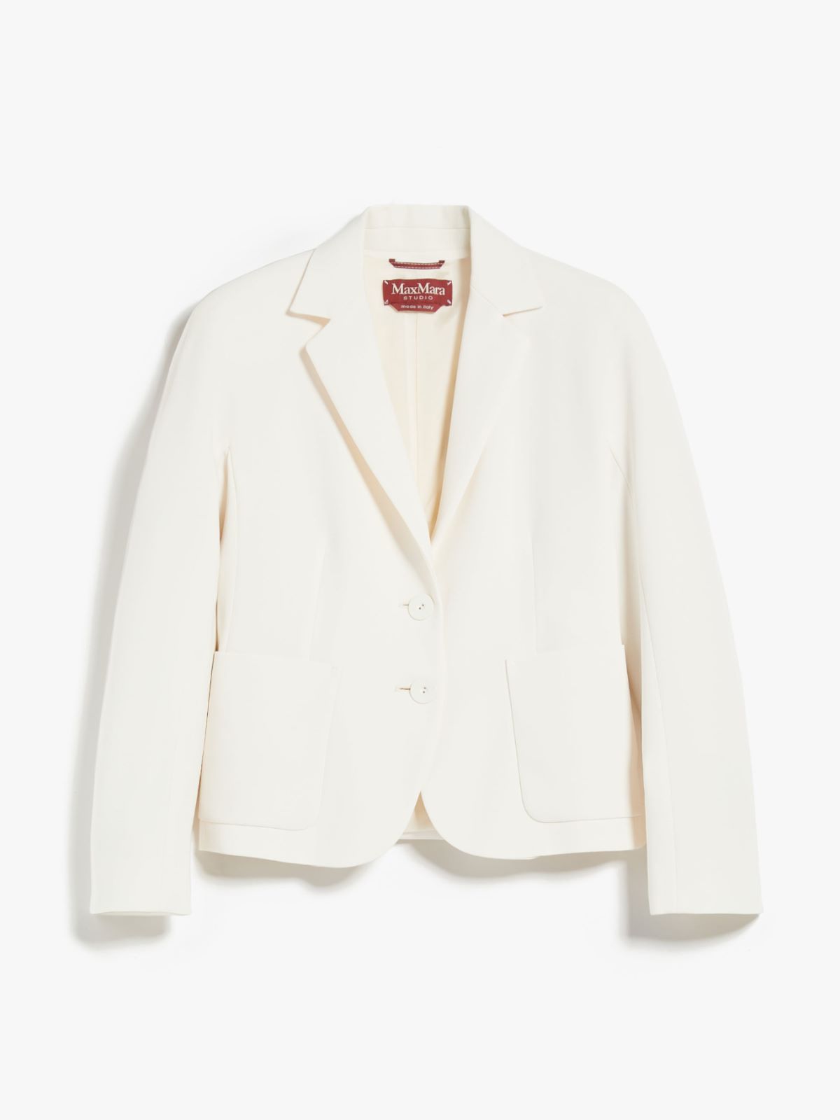 Single-breasted cady jacket