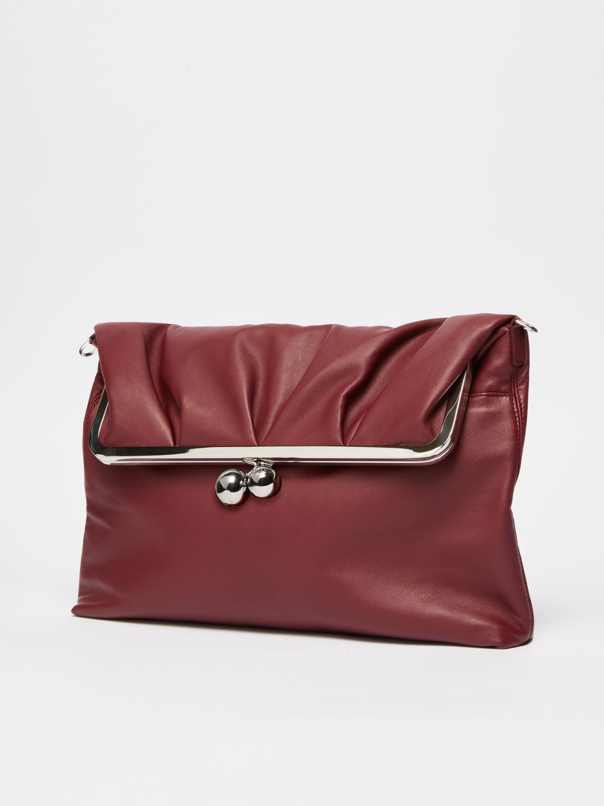 Nappa leather clutch-style Pasticcino Bag