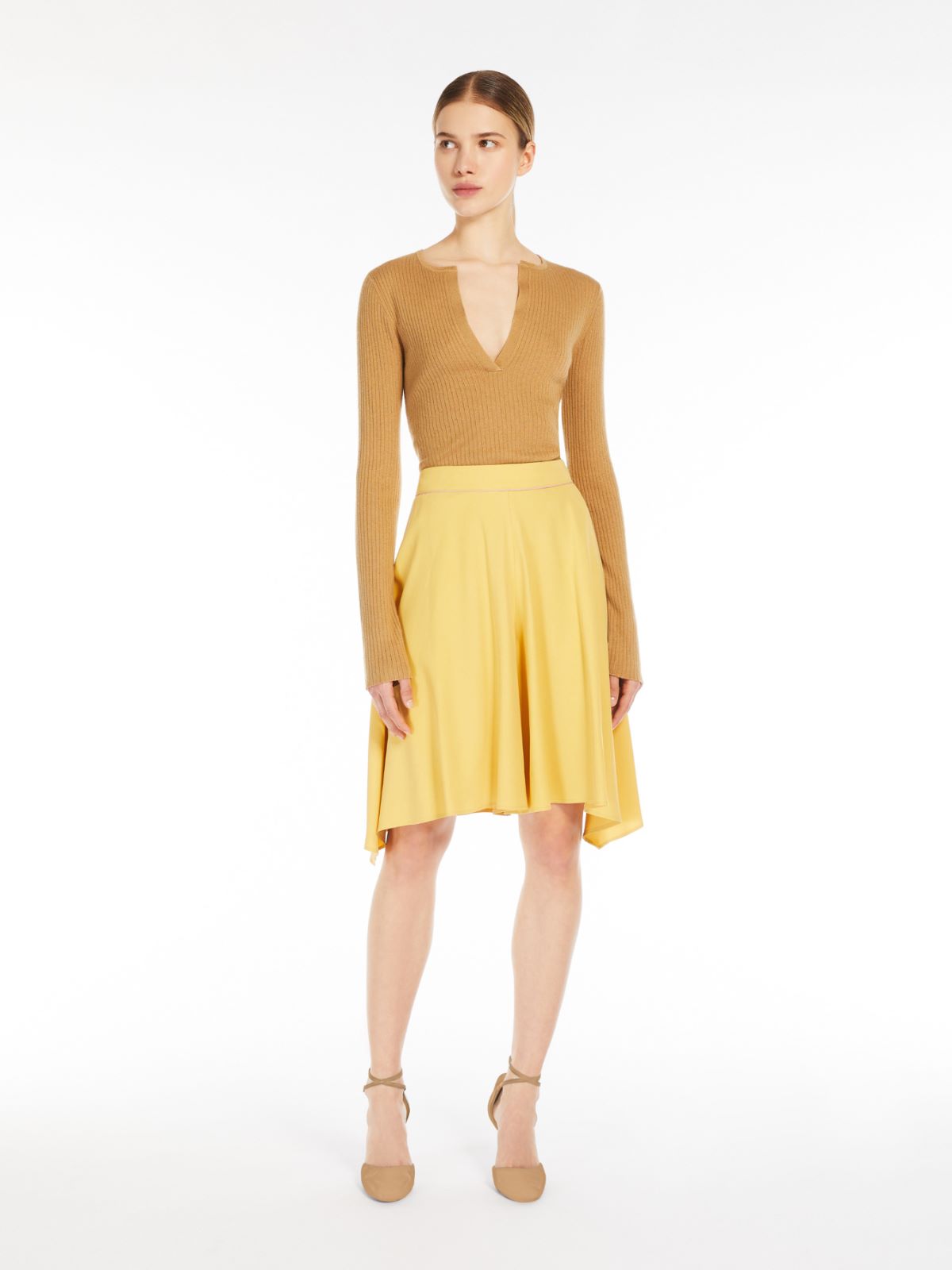 Cashmere and silk jumper