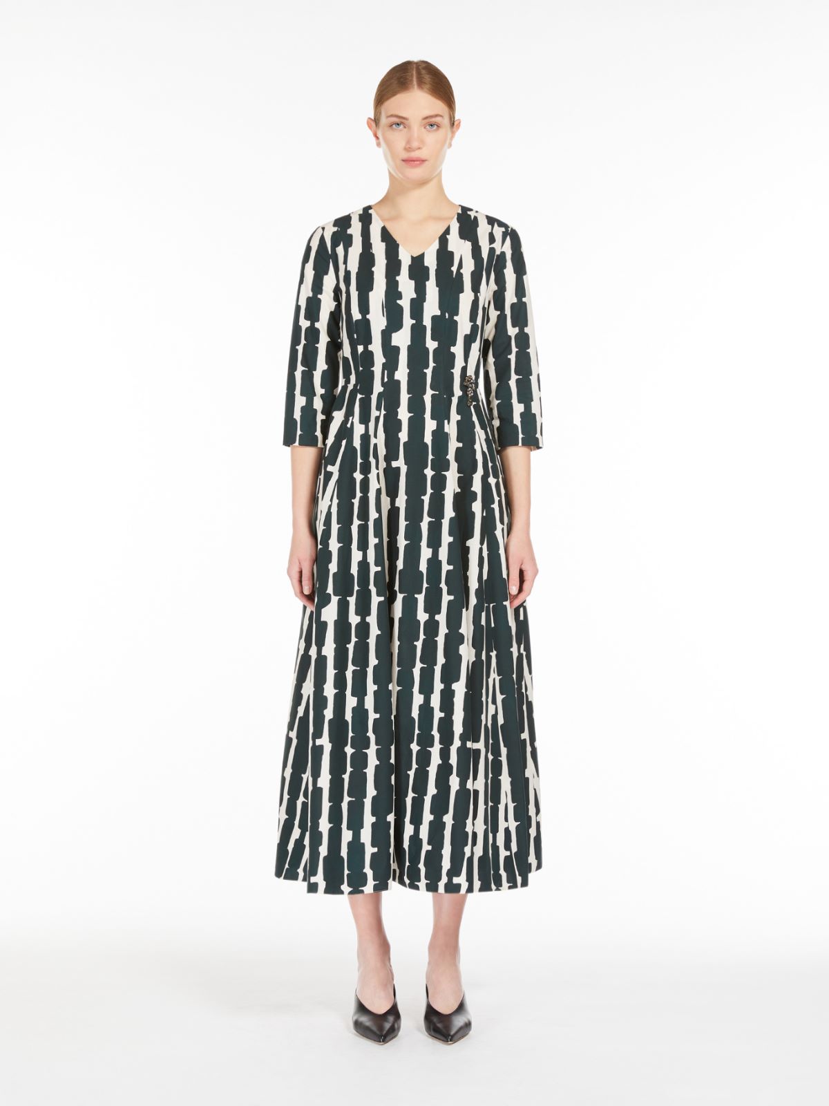 Printed cotton dress