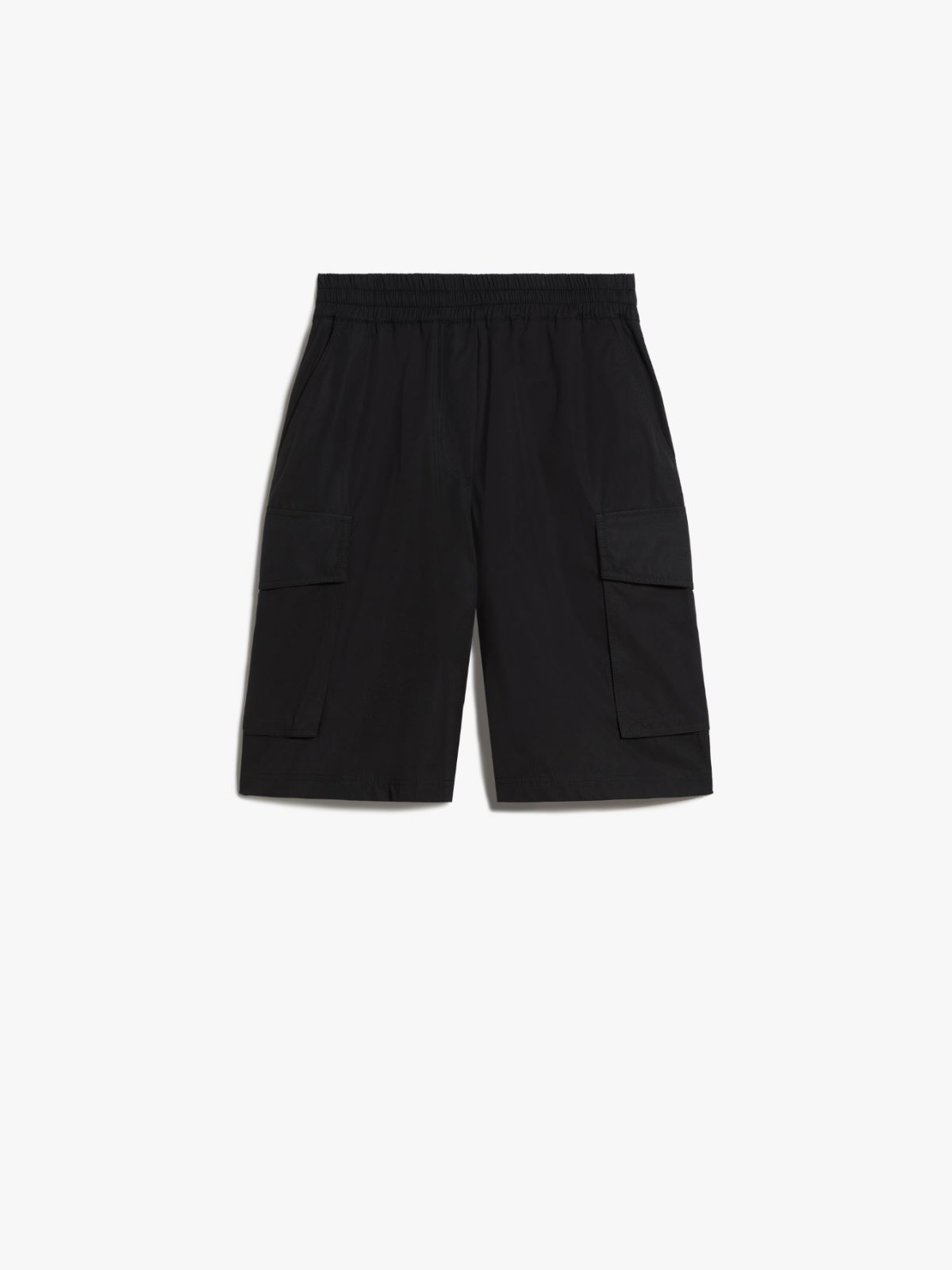 Cotton poplin Bermuda shorts