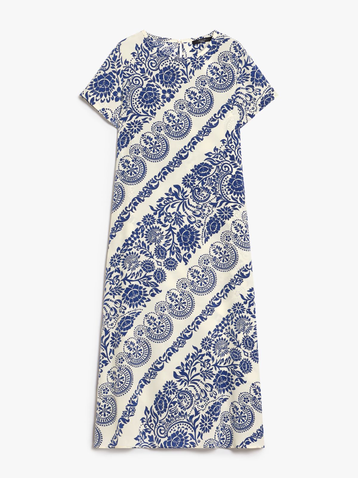 Silk crepe de chine dress