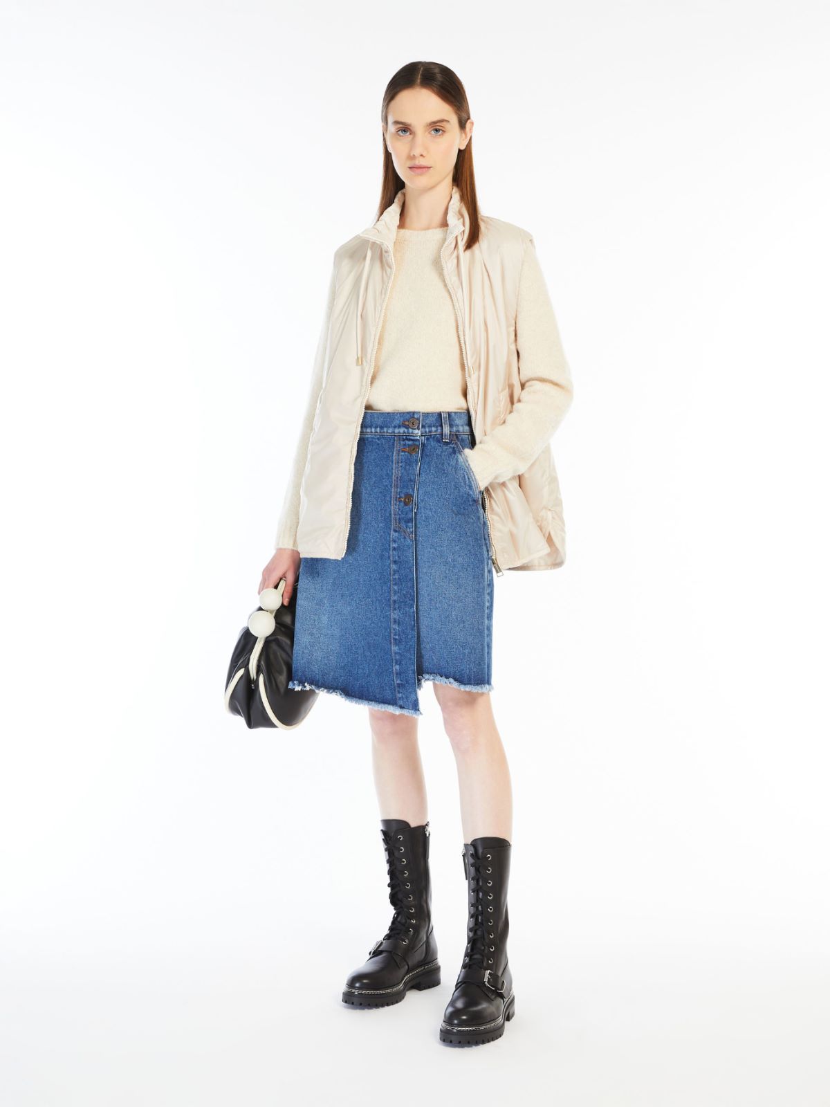 Reversible water-repellent canvas gilet