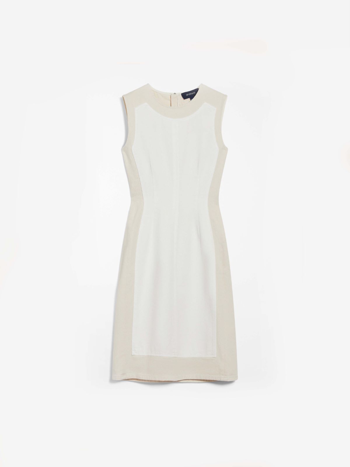 Double-colour sleeveless dress