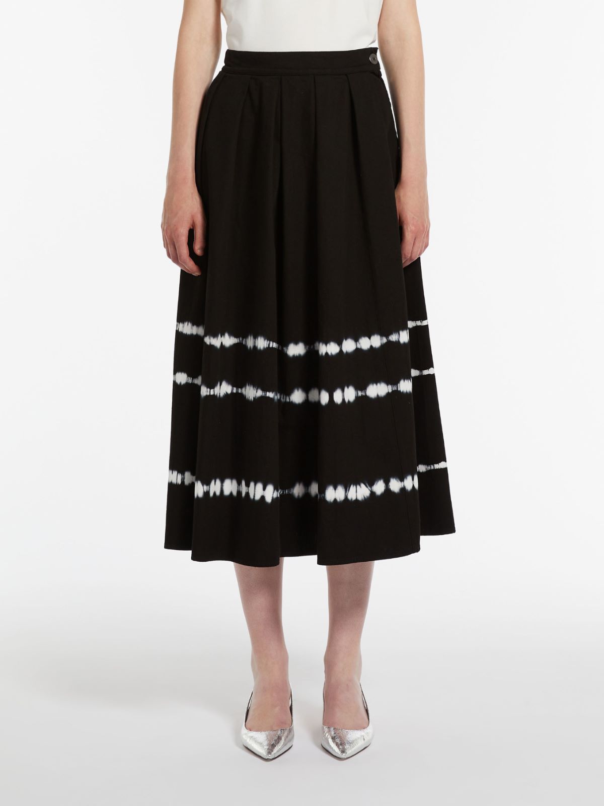 Cotton tie-dye skirt