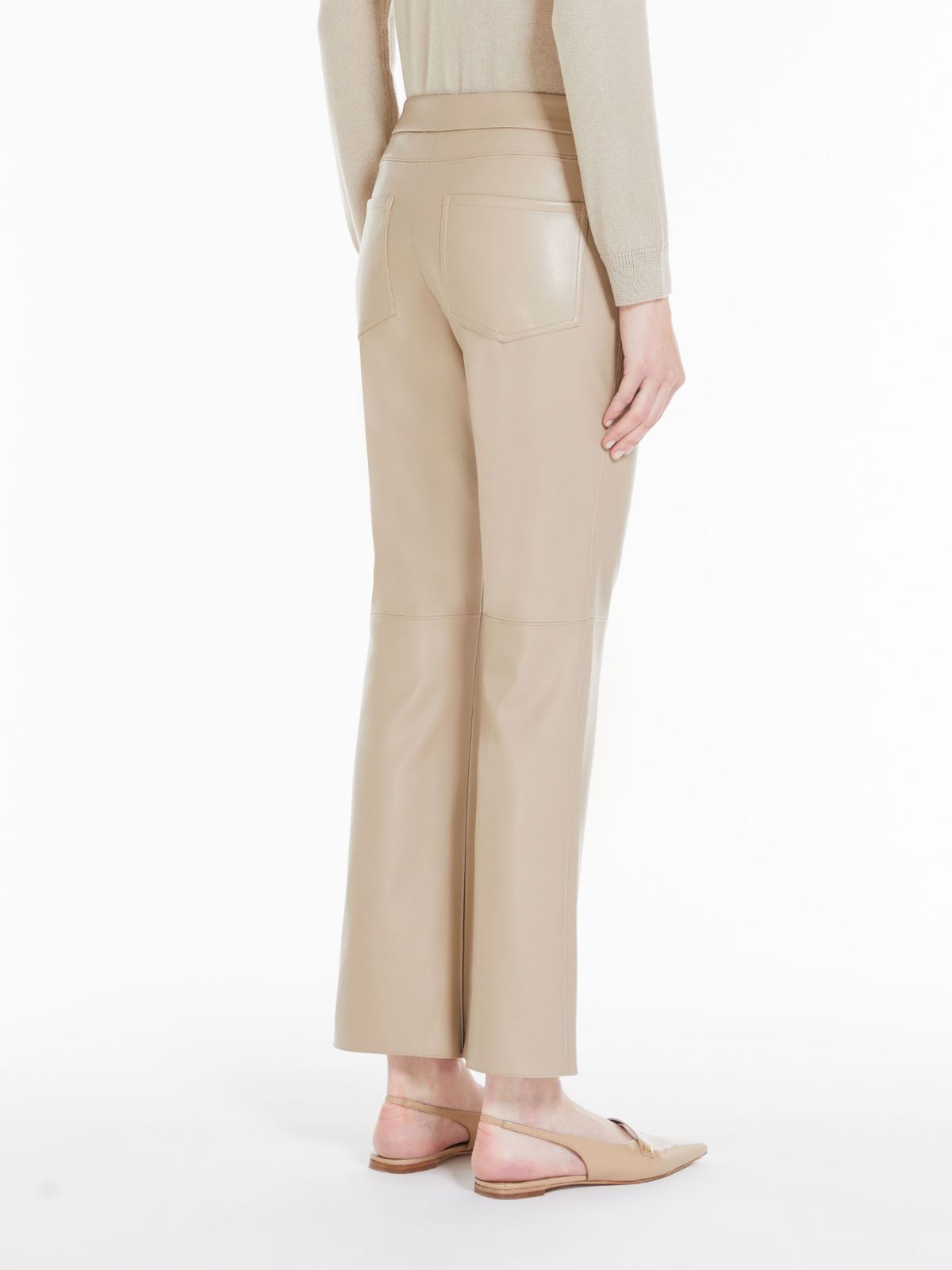 Coated fabric trousers