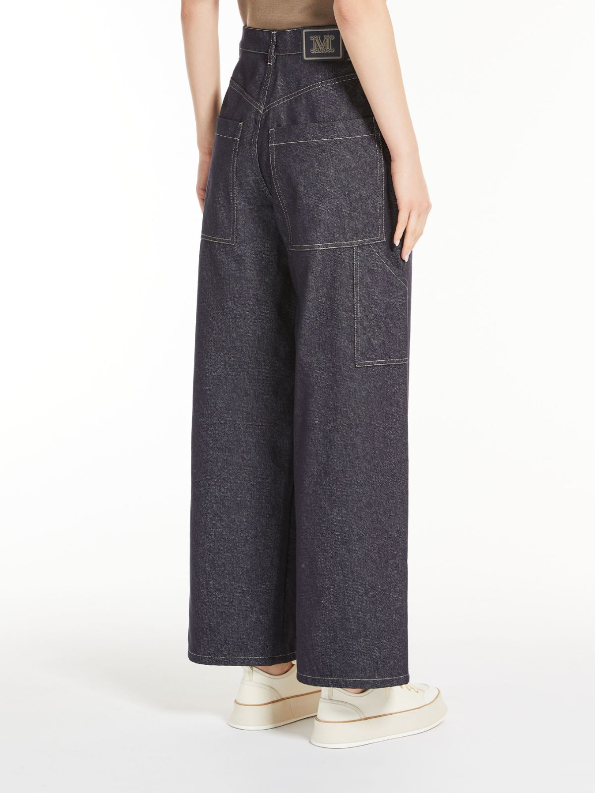 Denim workwear trousers