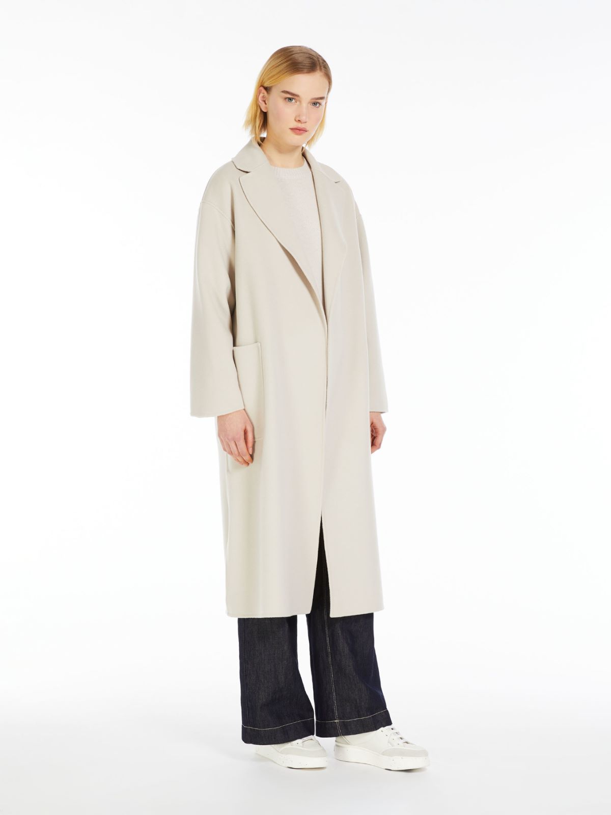 Wool robe coat