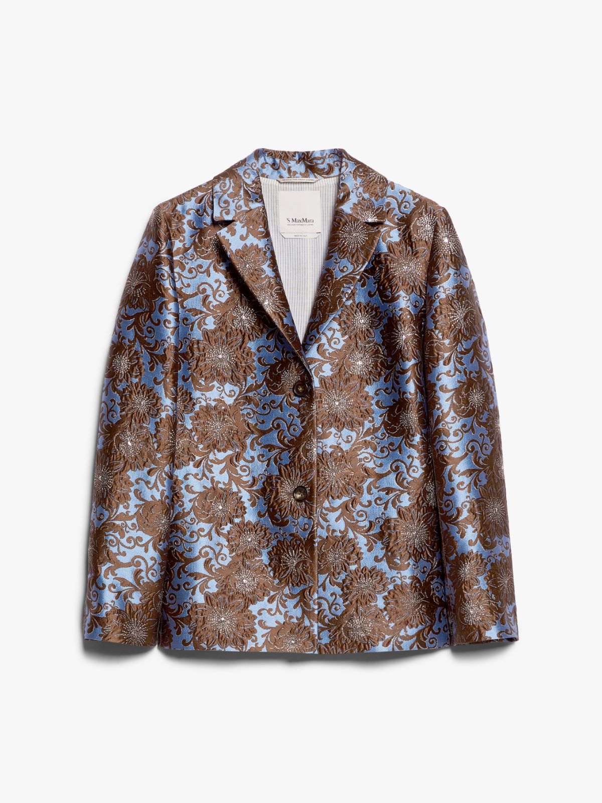 Jacquard silk jacket