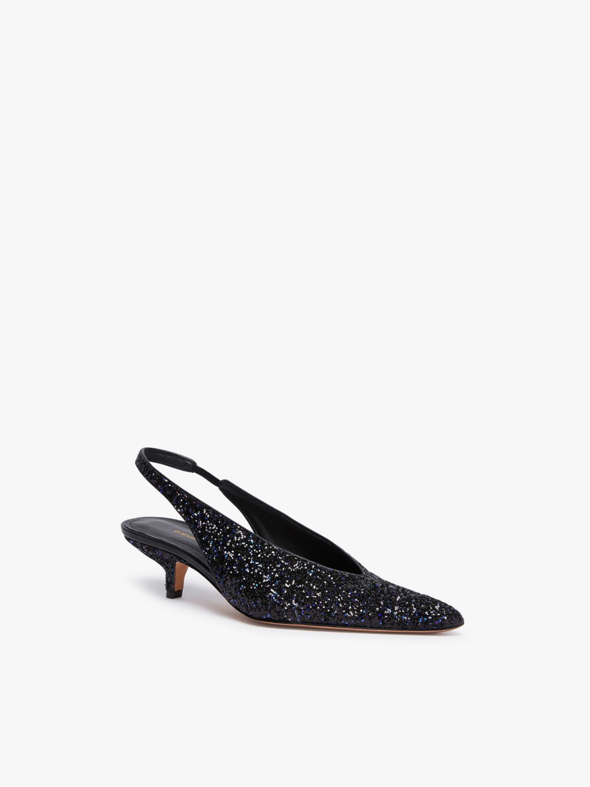 Glitter slingbacks