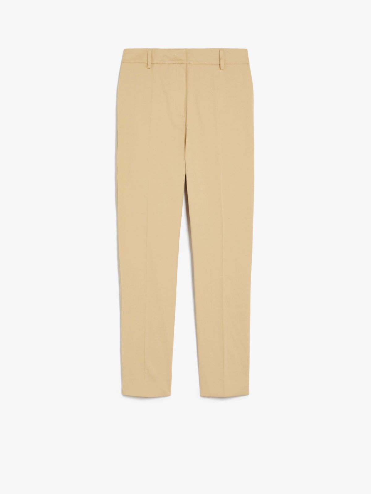 Cotton gabardine trousers