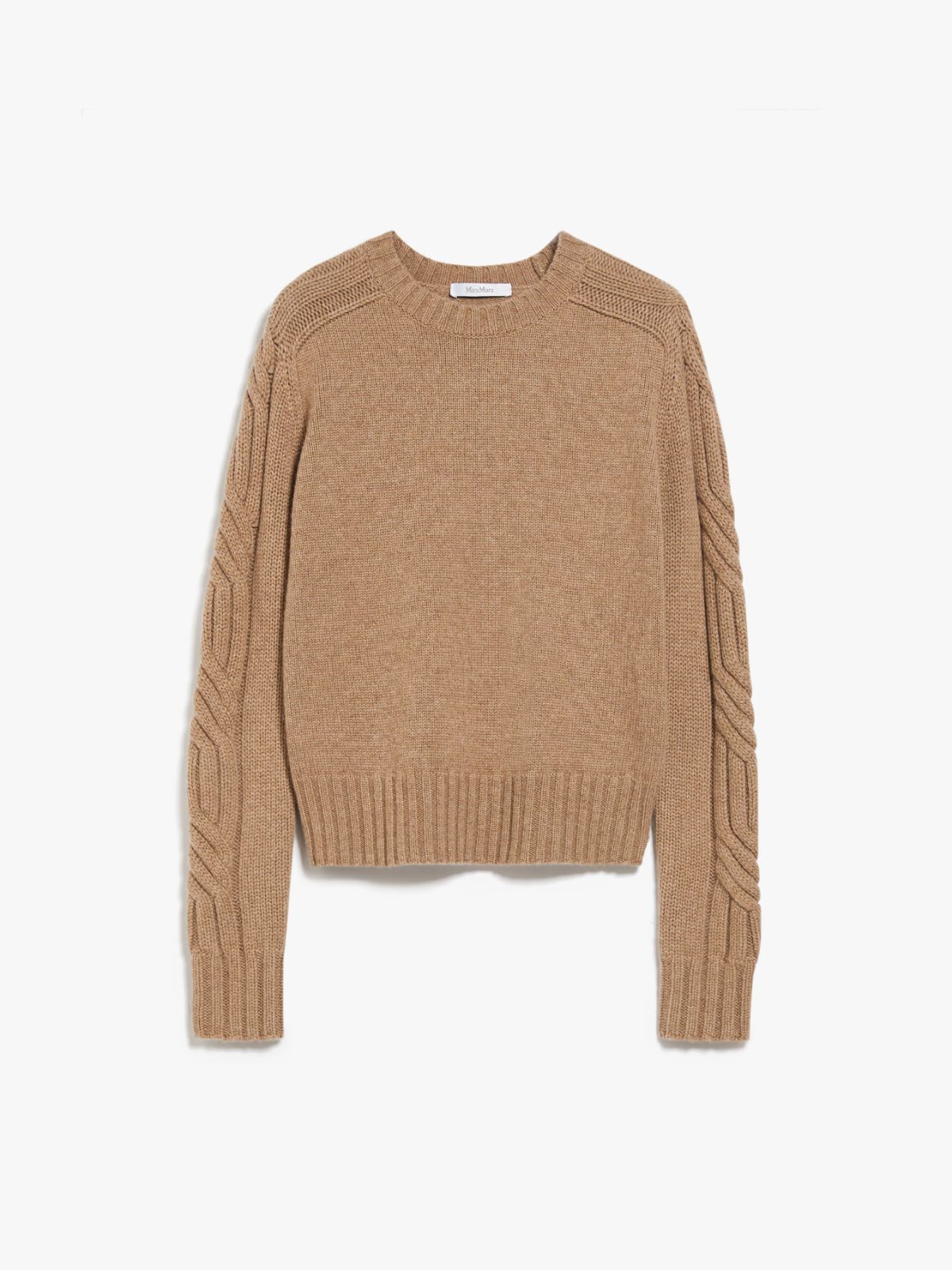 Pure cashmere crew-neck jumper