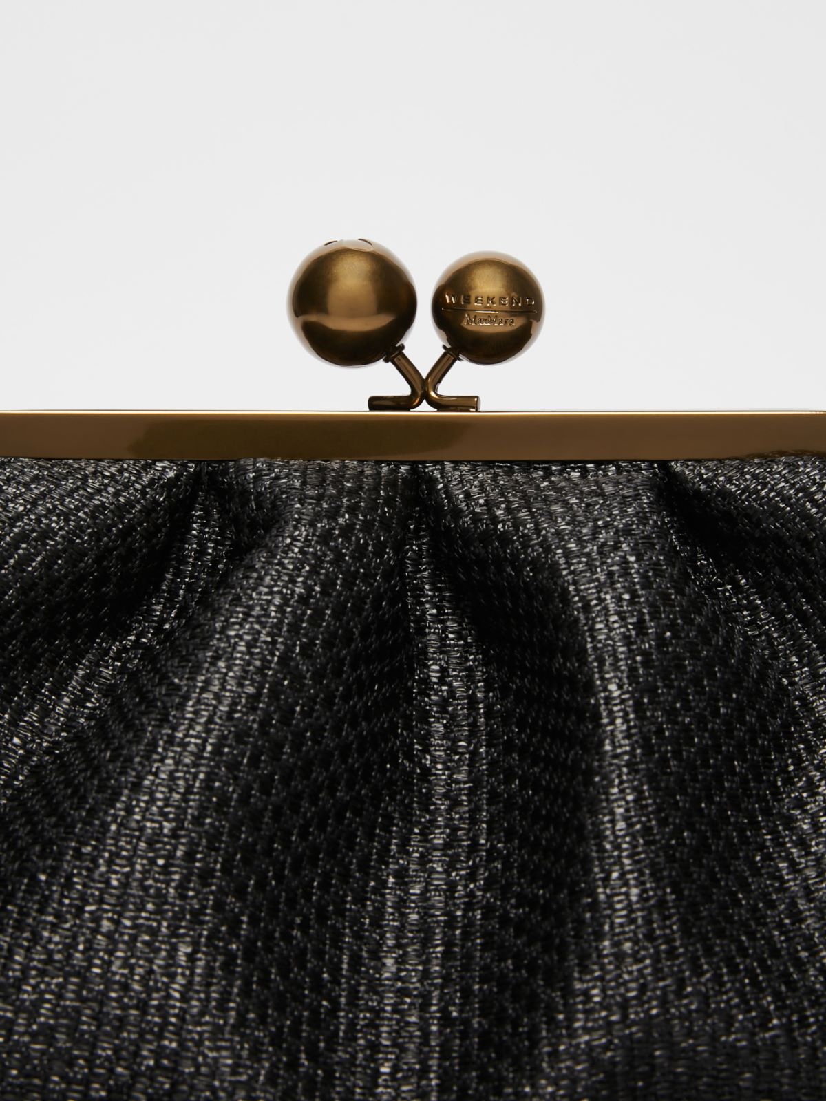 Medium fringed raffia-look Pasticcino Bag