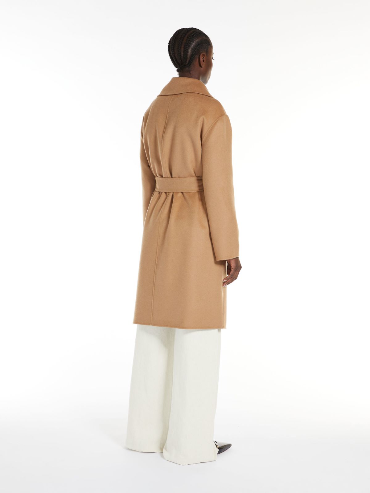 Wool, silk and cashmere coat