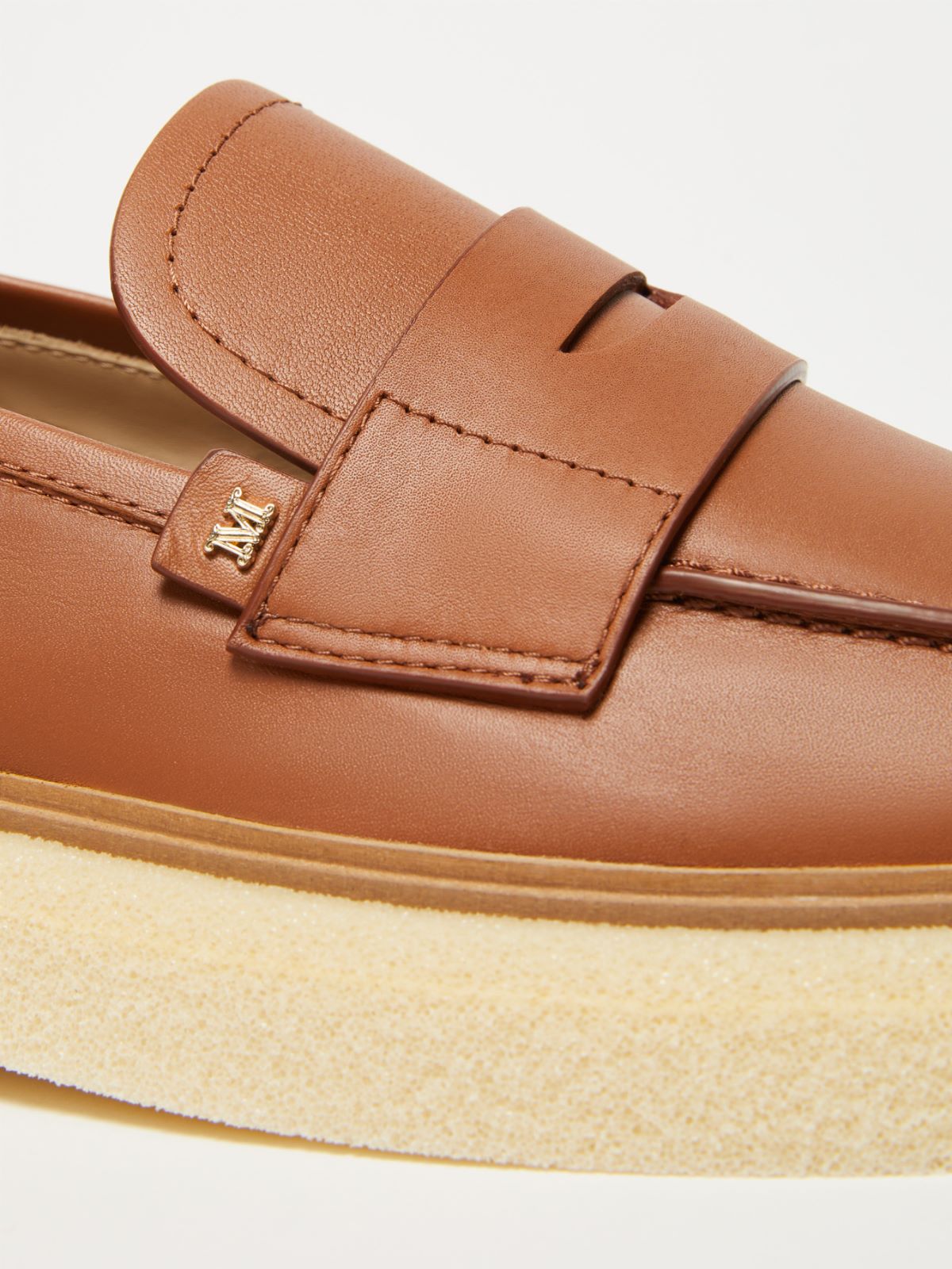 Leather loafers