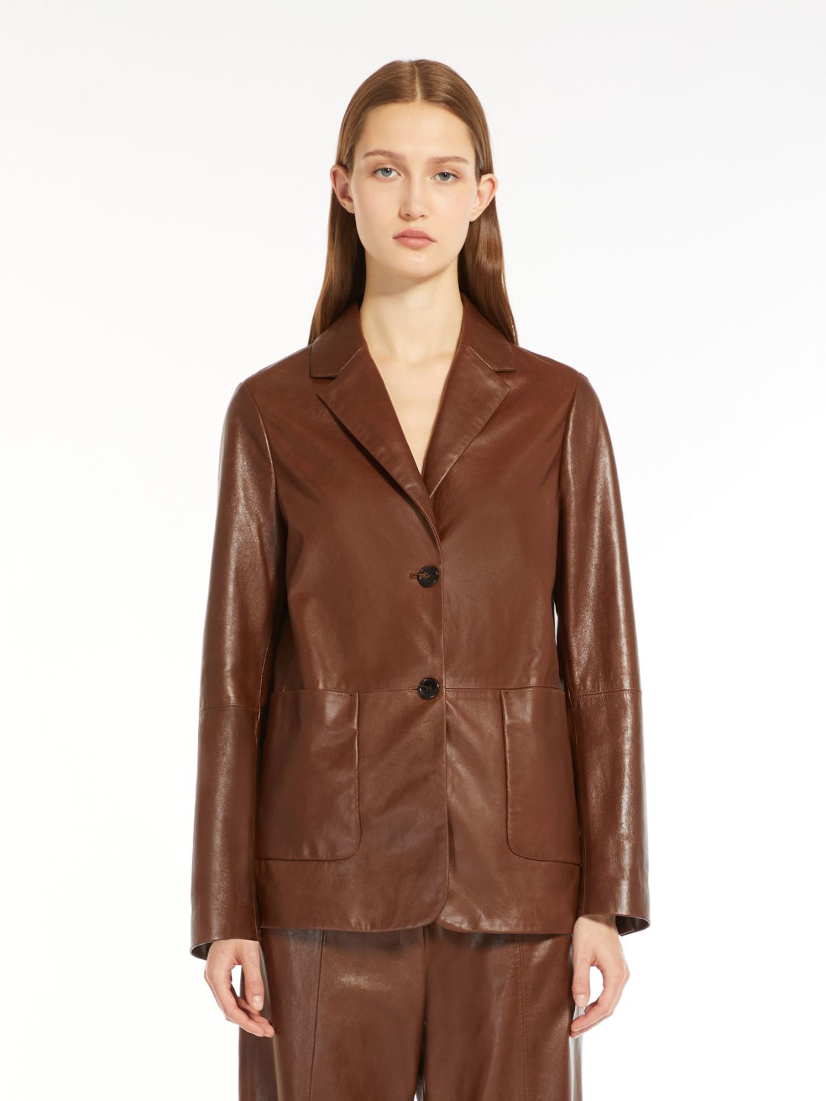 Nappa leather jacket