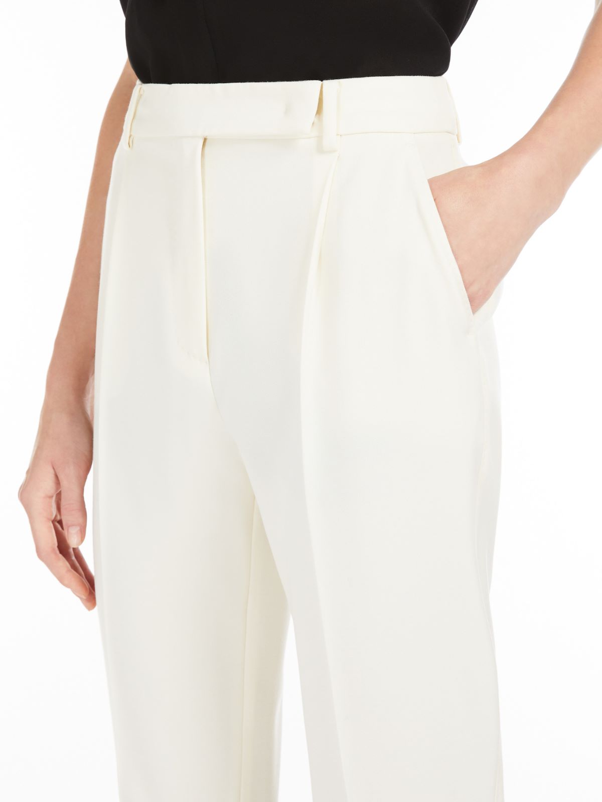 Wool granité trousers