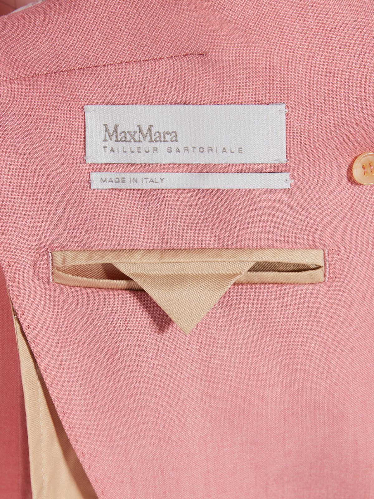 Wool, silk and mohair canvas blazer