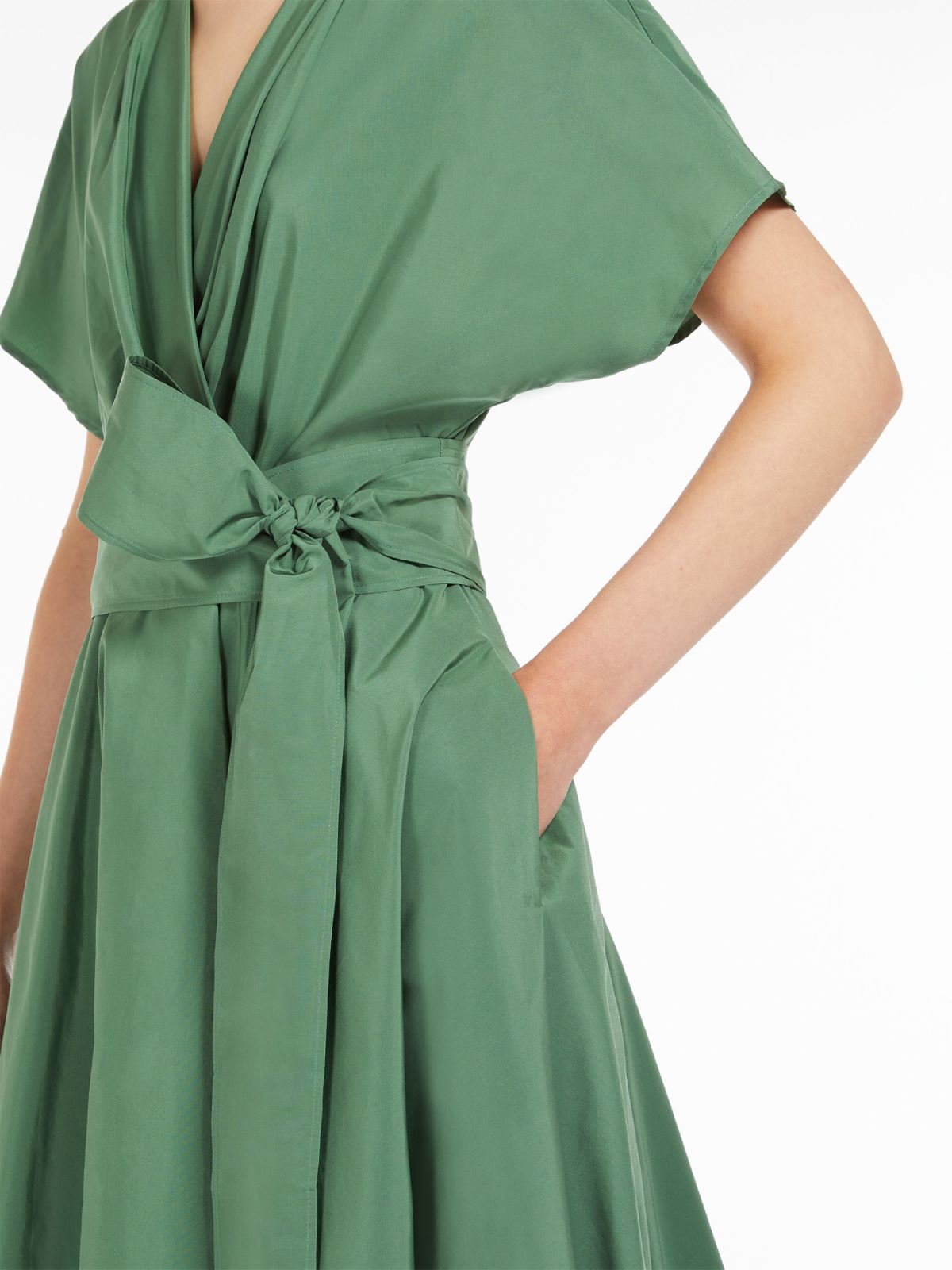 Cotton taffeta dress