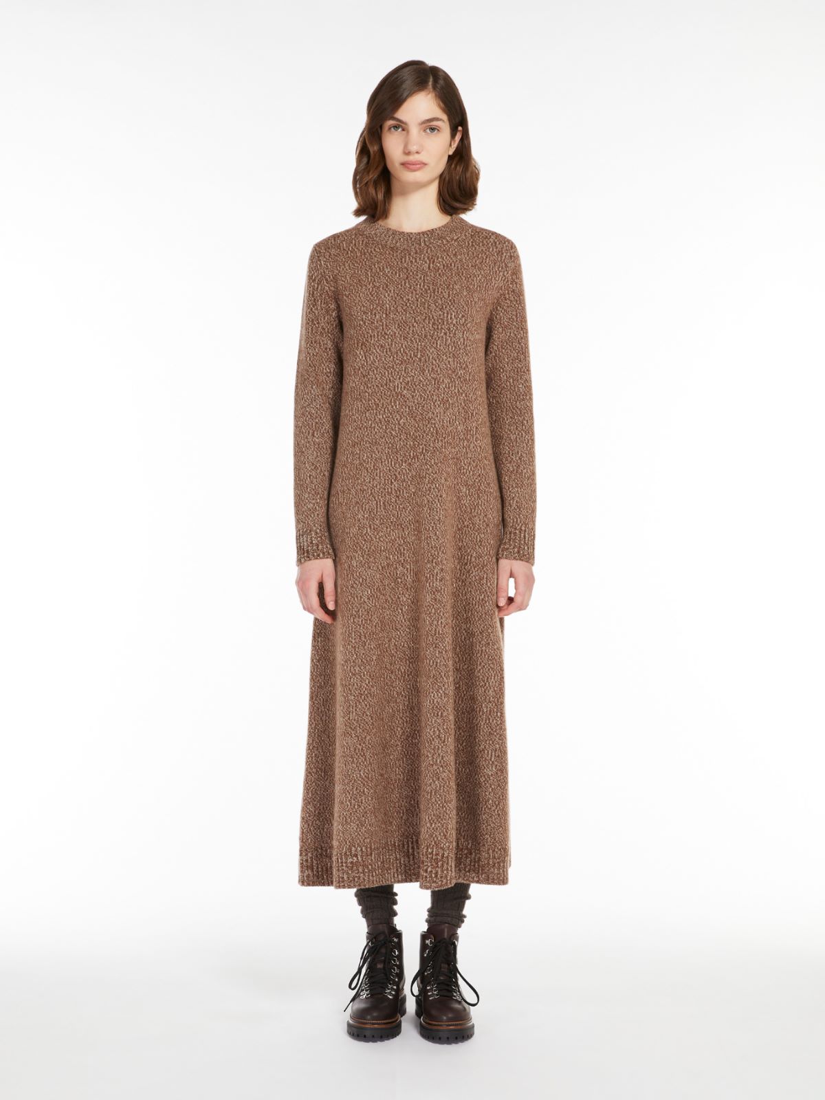 Wool-knit dress