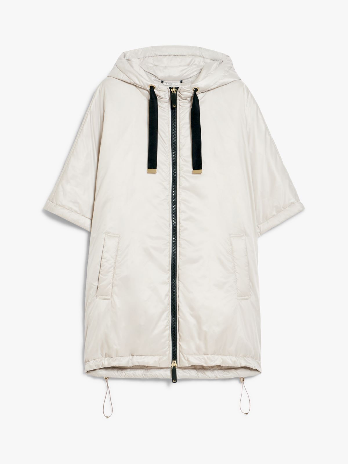 Water-repellent fabric cape