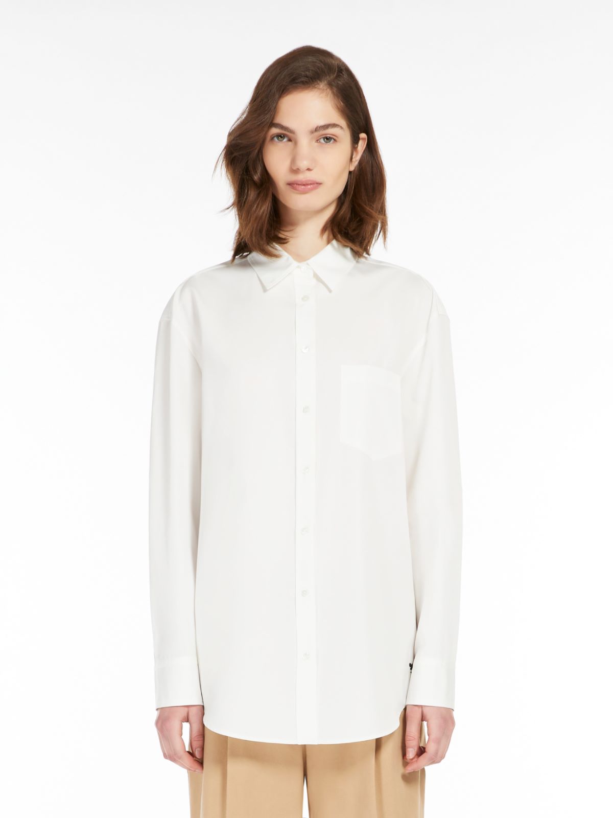 Cotton poplin shirt