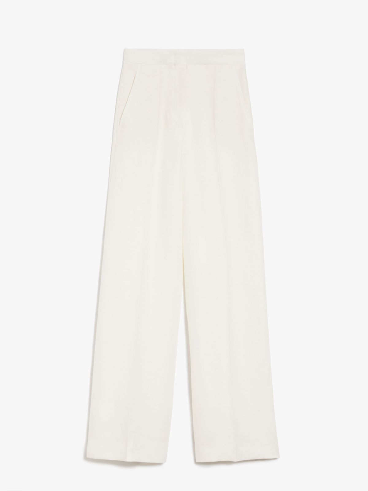 Linen tailored trousers