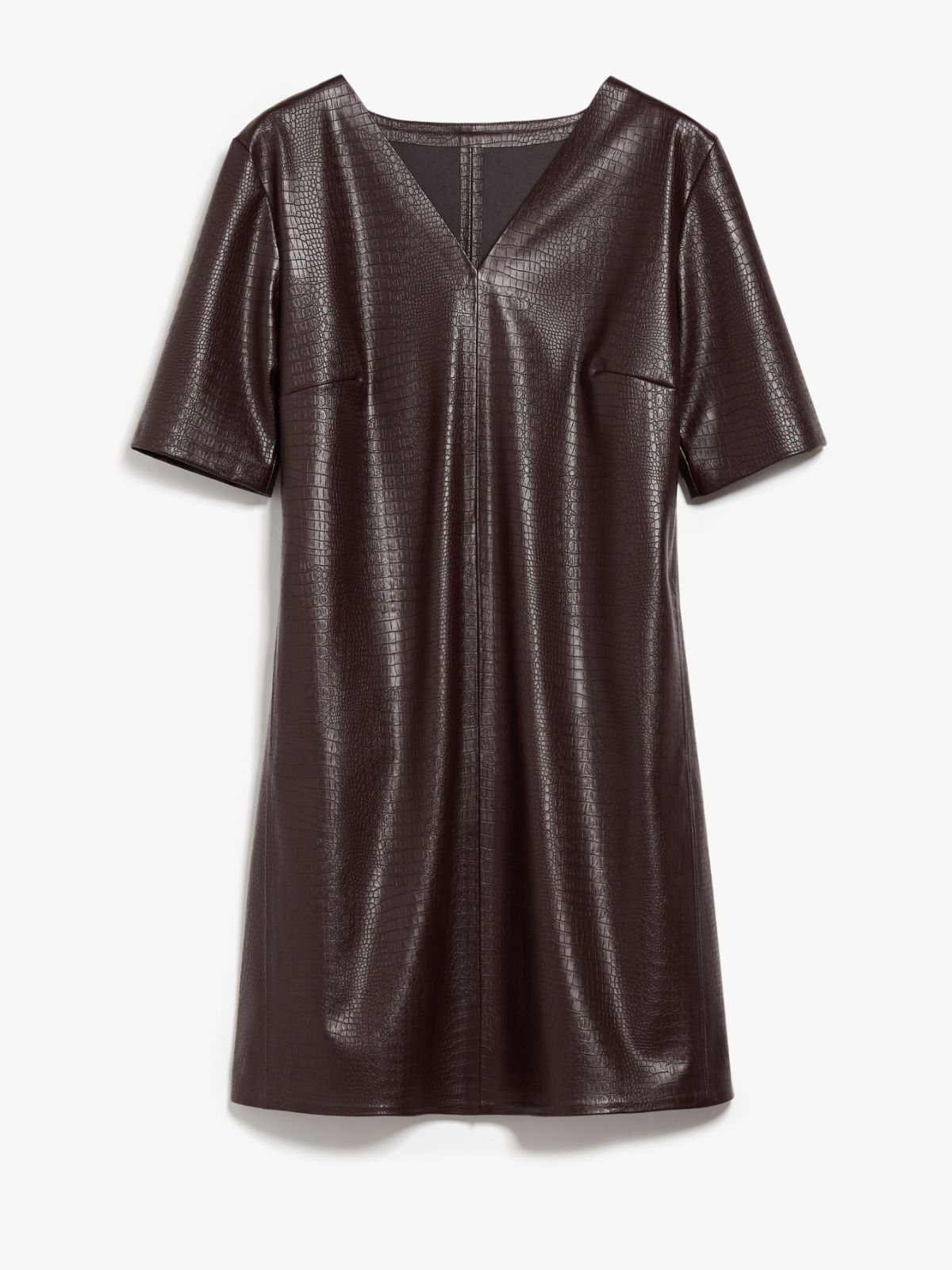 Crocodile-print dress