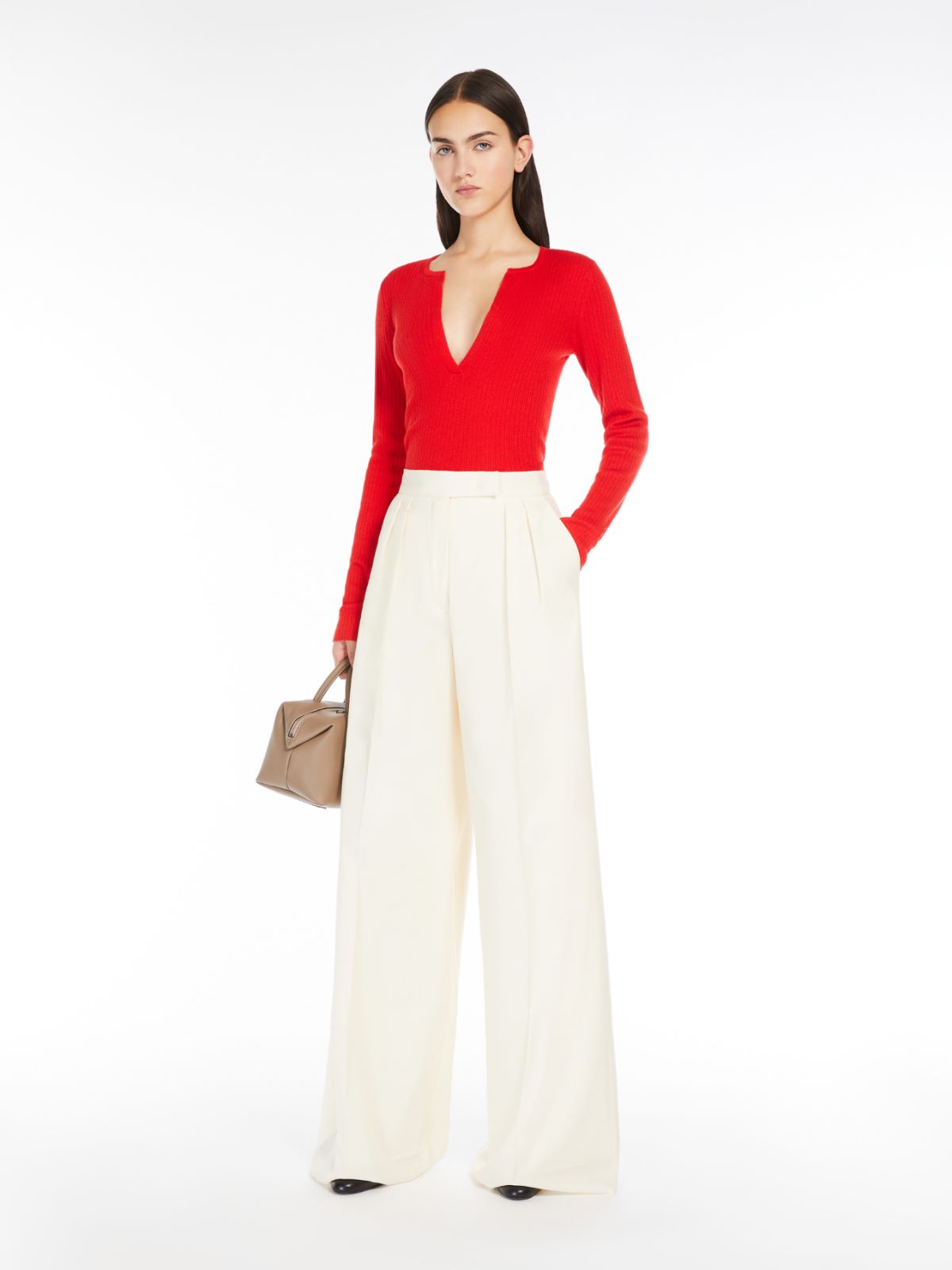 Cashmere and silk jumper