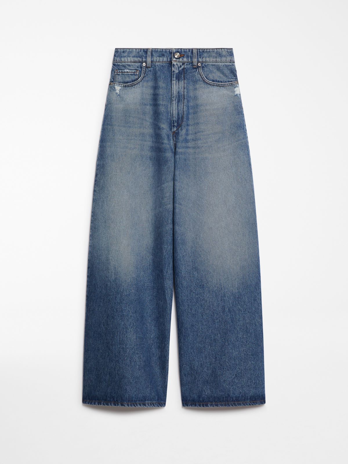 Oversized low-rise 5-pocket trousers