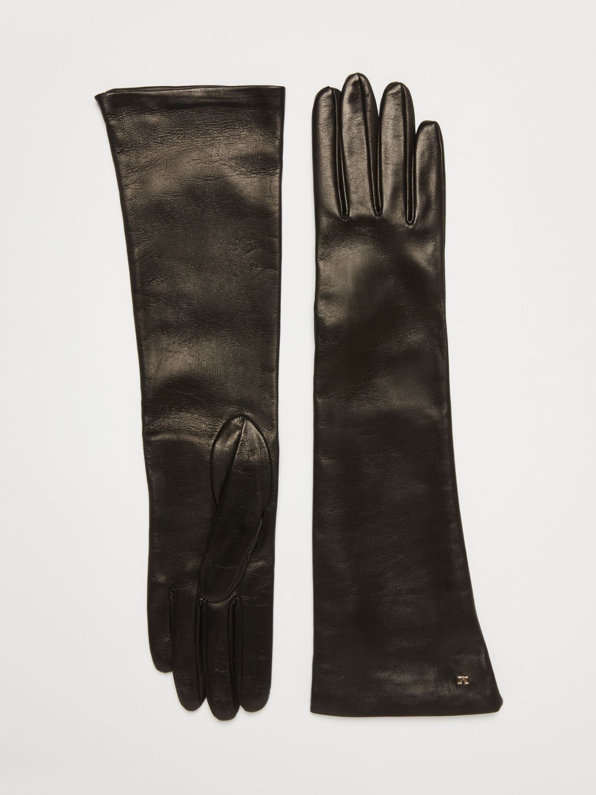 Long Nappa leather gloves