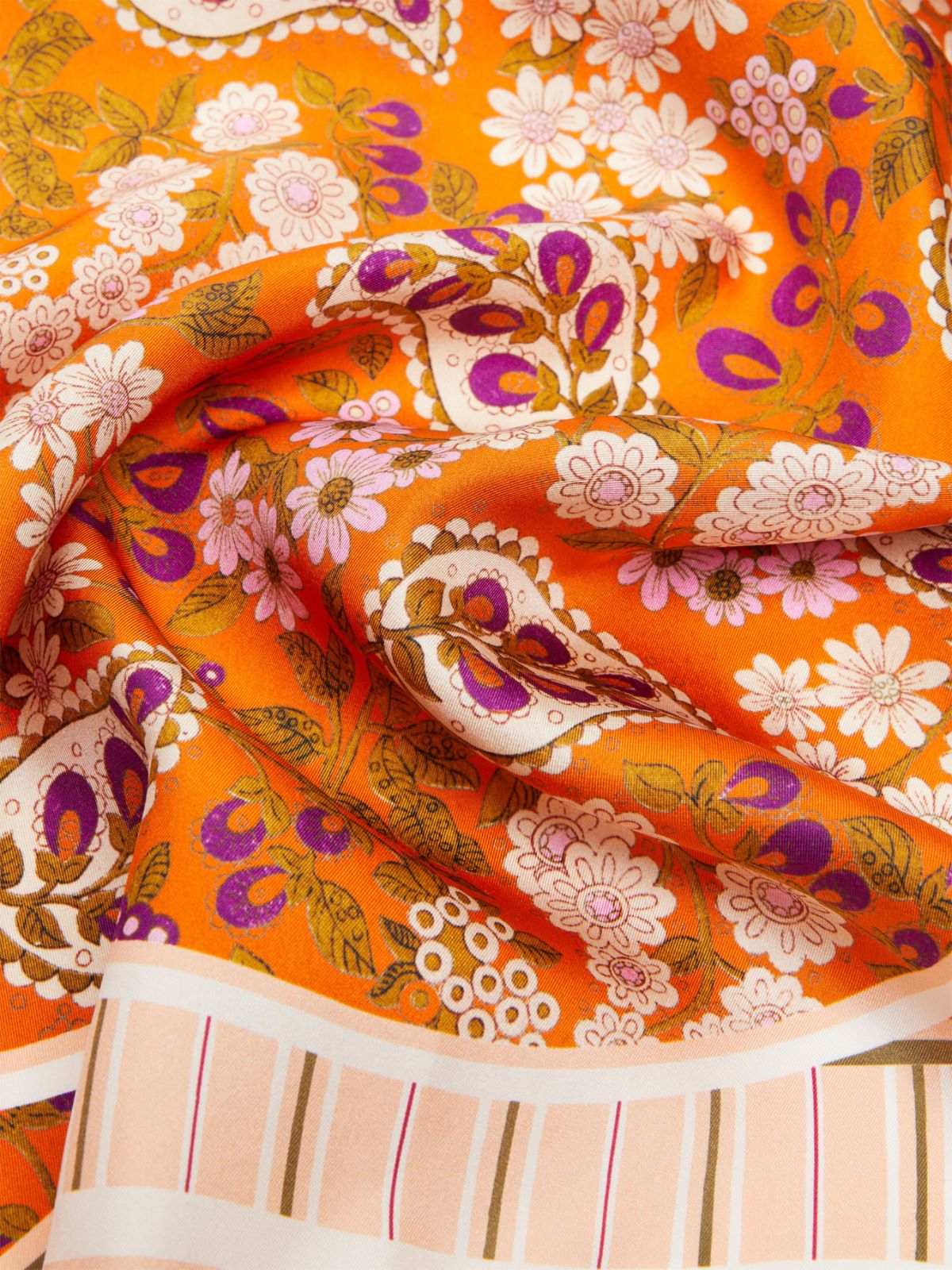 Silk twill scarf