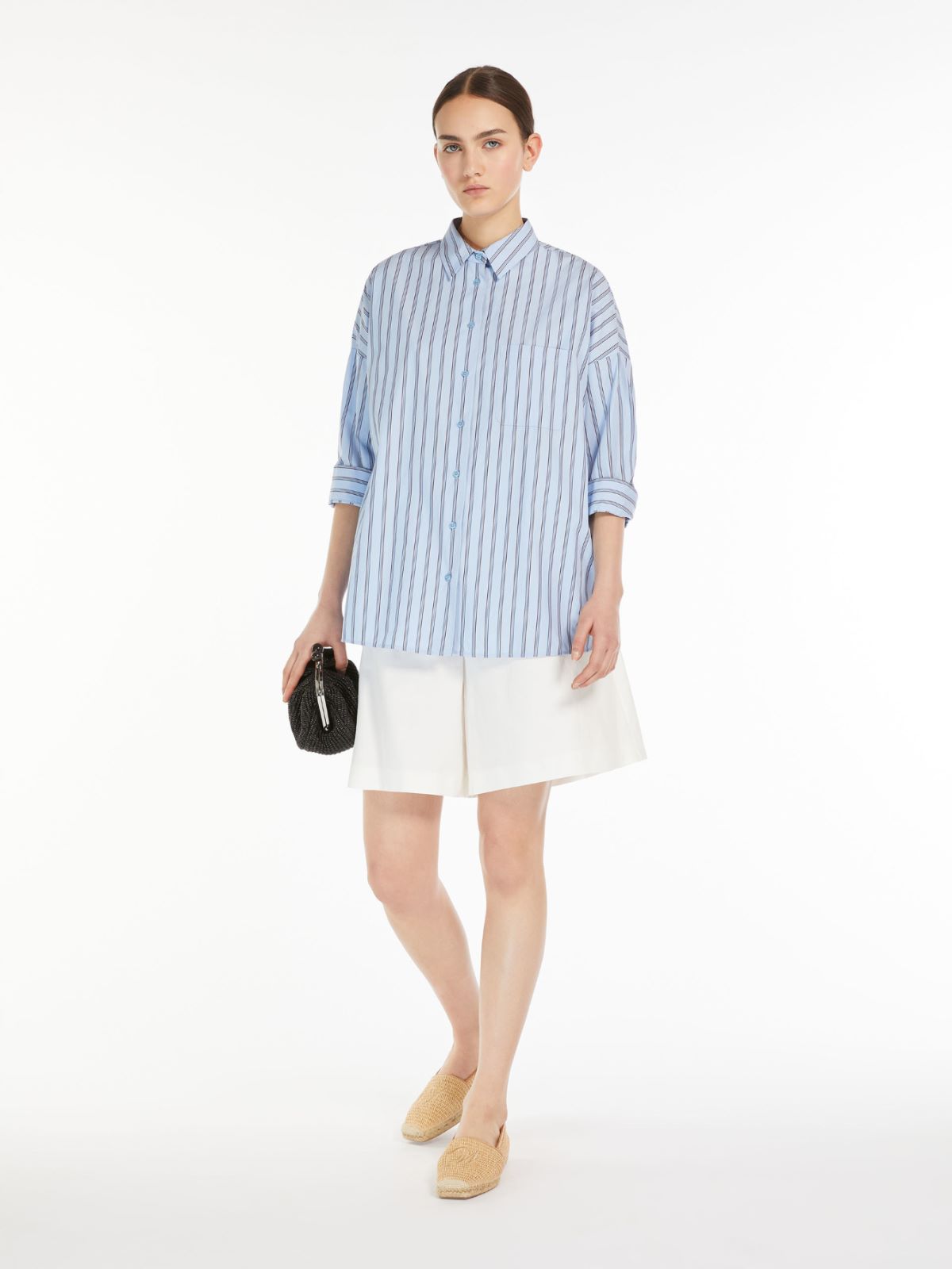 Cotton poplin shirt